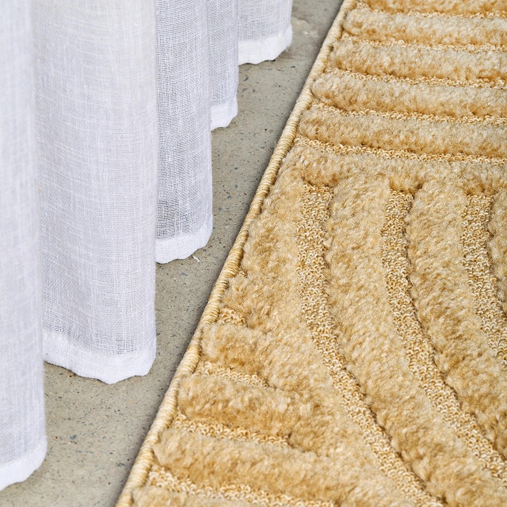 3 Common Ground Rugs Sanctuary Zina 500x80cm - Extra Large Runner Power Loomed Rug - Gold, 3 of 7