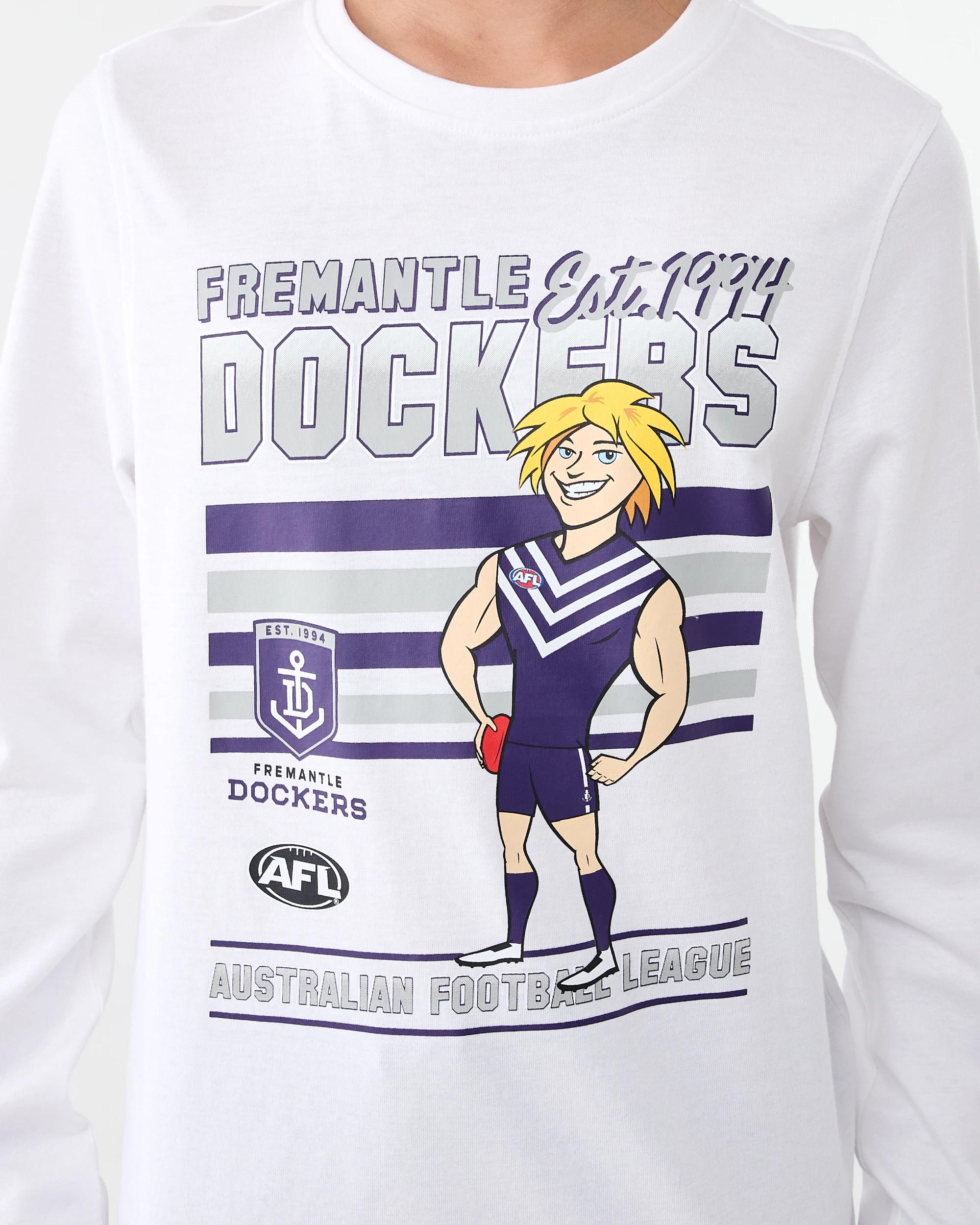 5 Official AFL Kids Pyjama Set Fremantle, 5 of 7