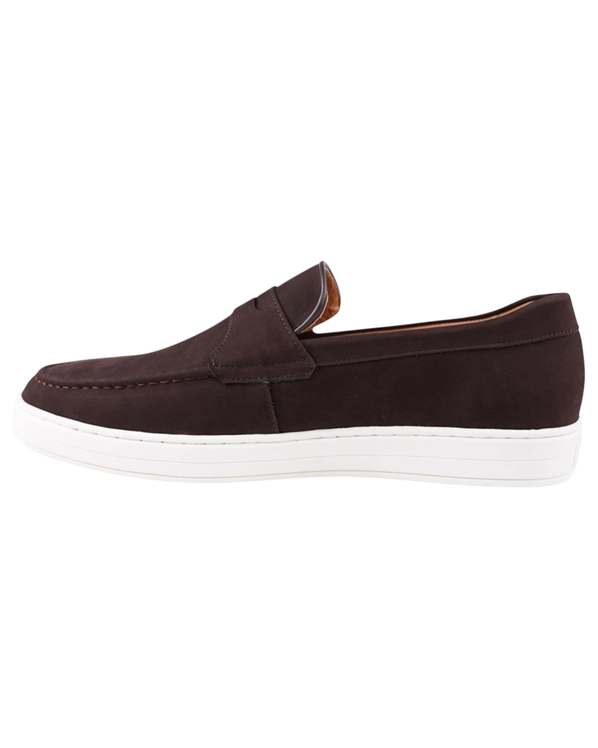 4 Batsanis Mens Magno Slip On Work Formal Shoes BROWN, 4 of 4