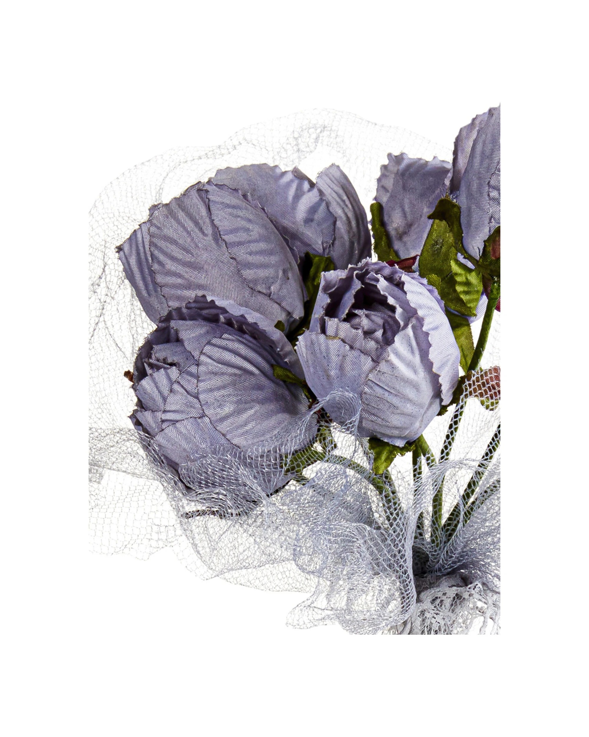 2 Corpse Bride Bouquet Kids Children Halloween Party Accessory - Grey, 2 of 3