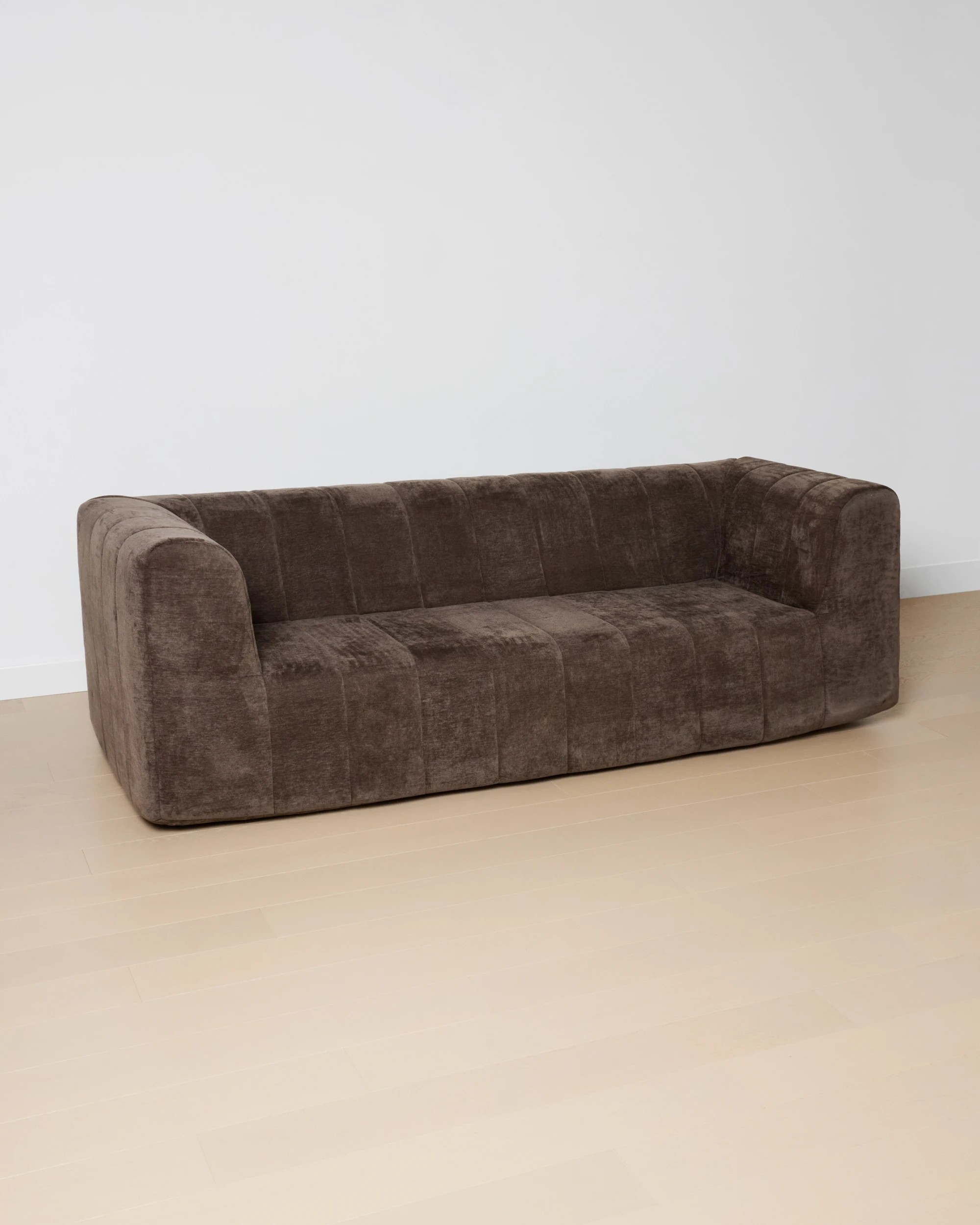 4 Trove 3 Seat Compressed Sofa - Chocolate, 4 of 9