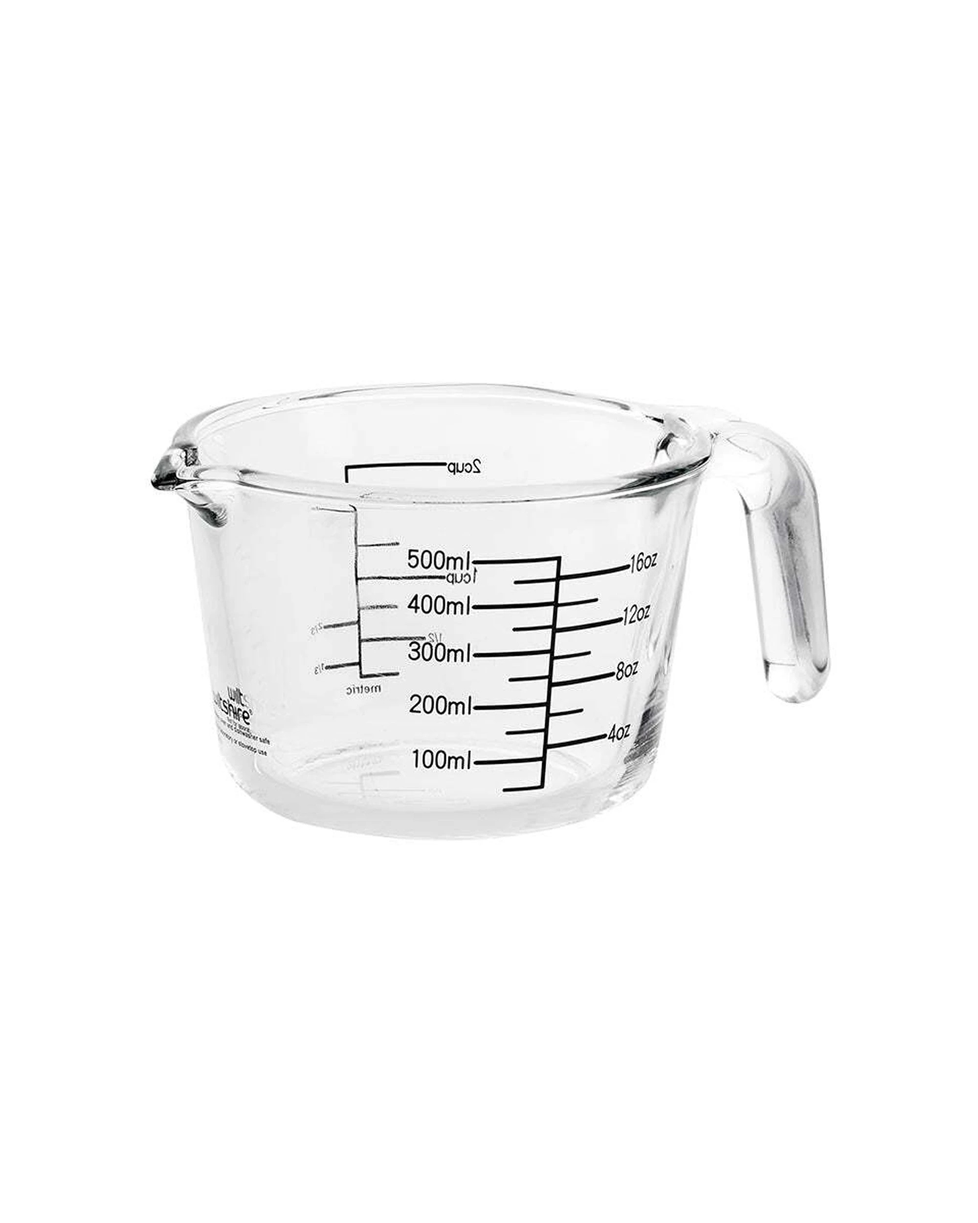 2 Wiltshire Glass Kitchenware Cookware Bakeware Measuring Jug 500ml/2 Cups - Clear, 2 of 3