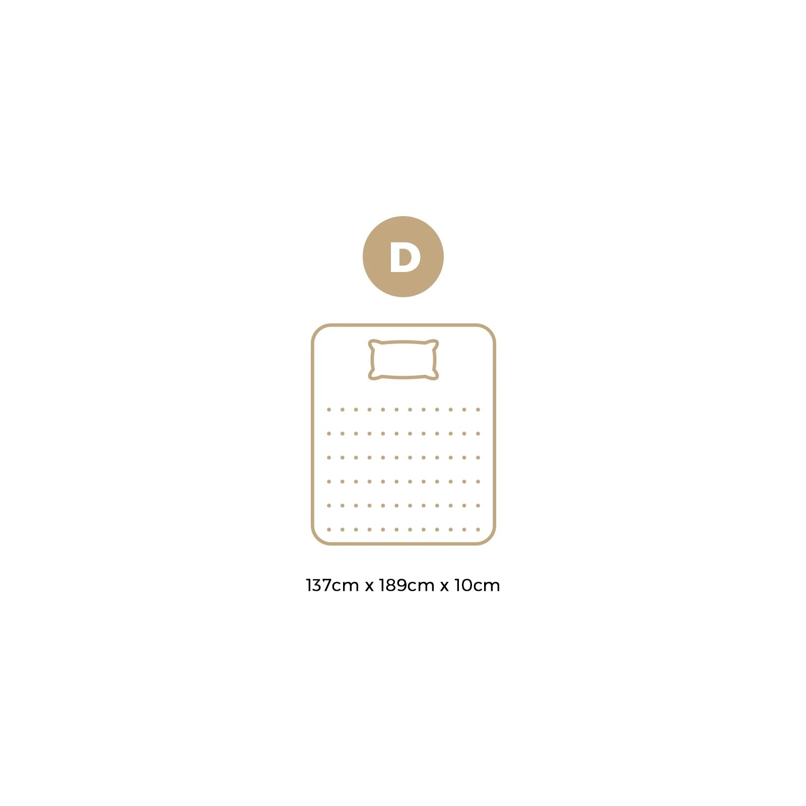 2 Bedra Bedding Double Memory Foam Mattress Topper Reversible Mat 10cm - Multi, 2 of 6