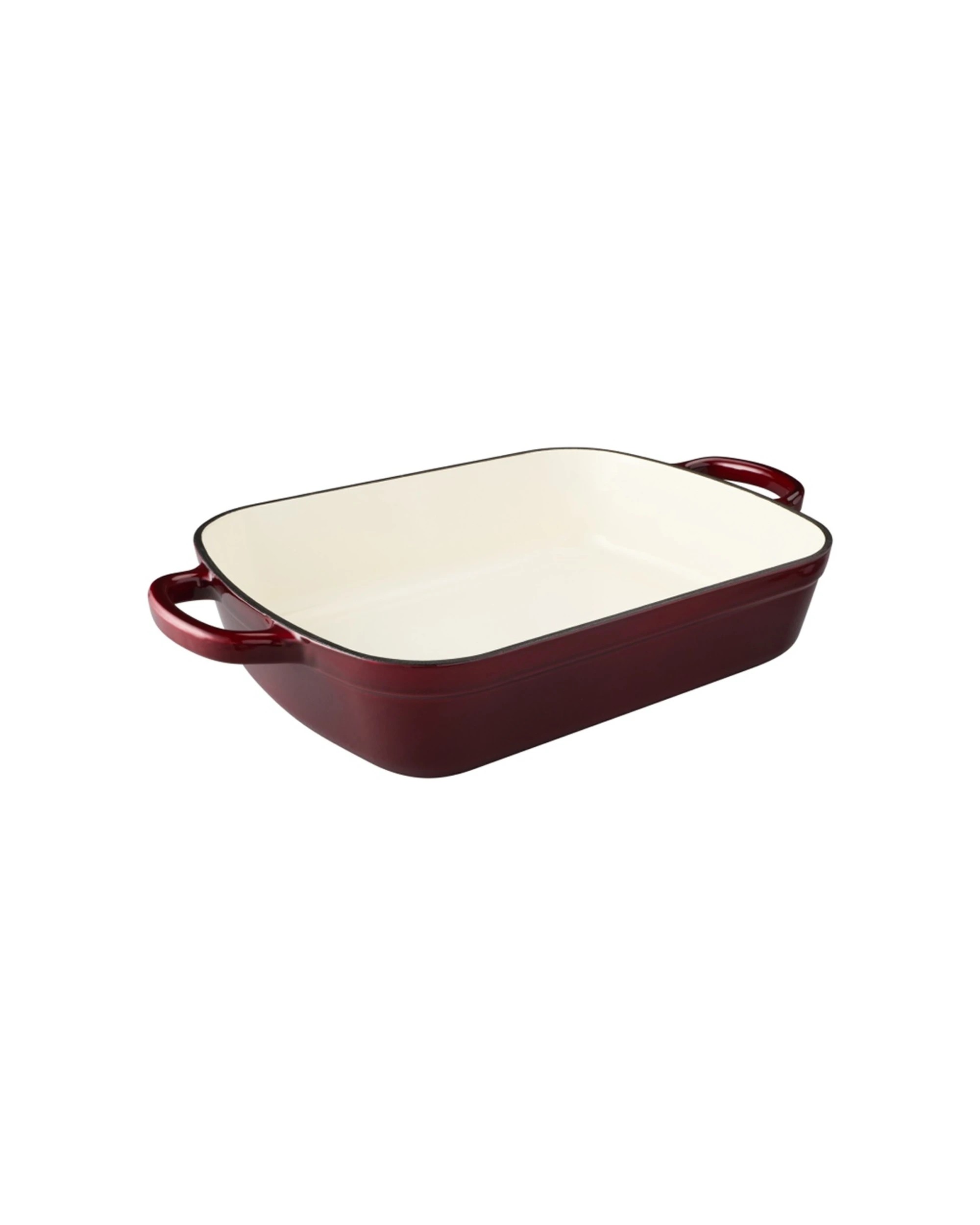 2 Maxwell & Williams Cast Iron Roaster 5L Capacity Bakeware 34x26cm Merlot - Red, 2 of 6