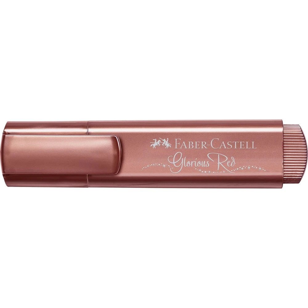 2 Faber-Castell Textliner Highlighter Metallic Glamorous Red, 2 of 10