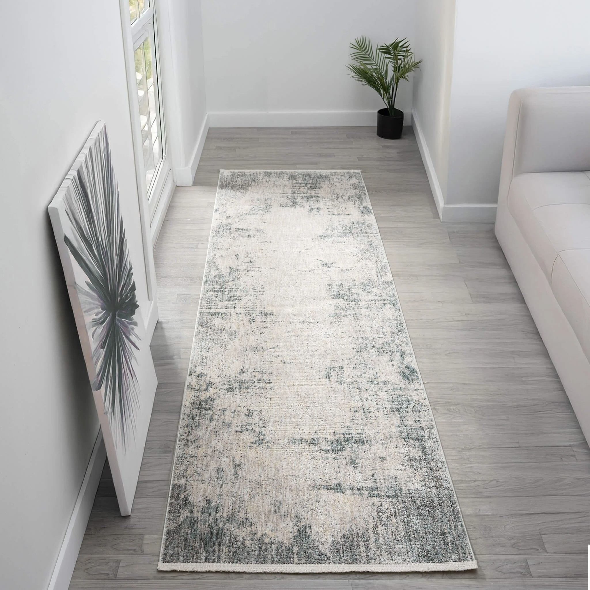 2 La Grace Home Adelia Premium Runner - 80x300cm - Steel, 2 of 10