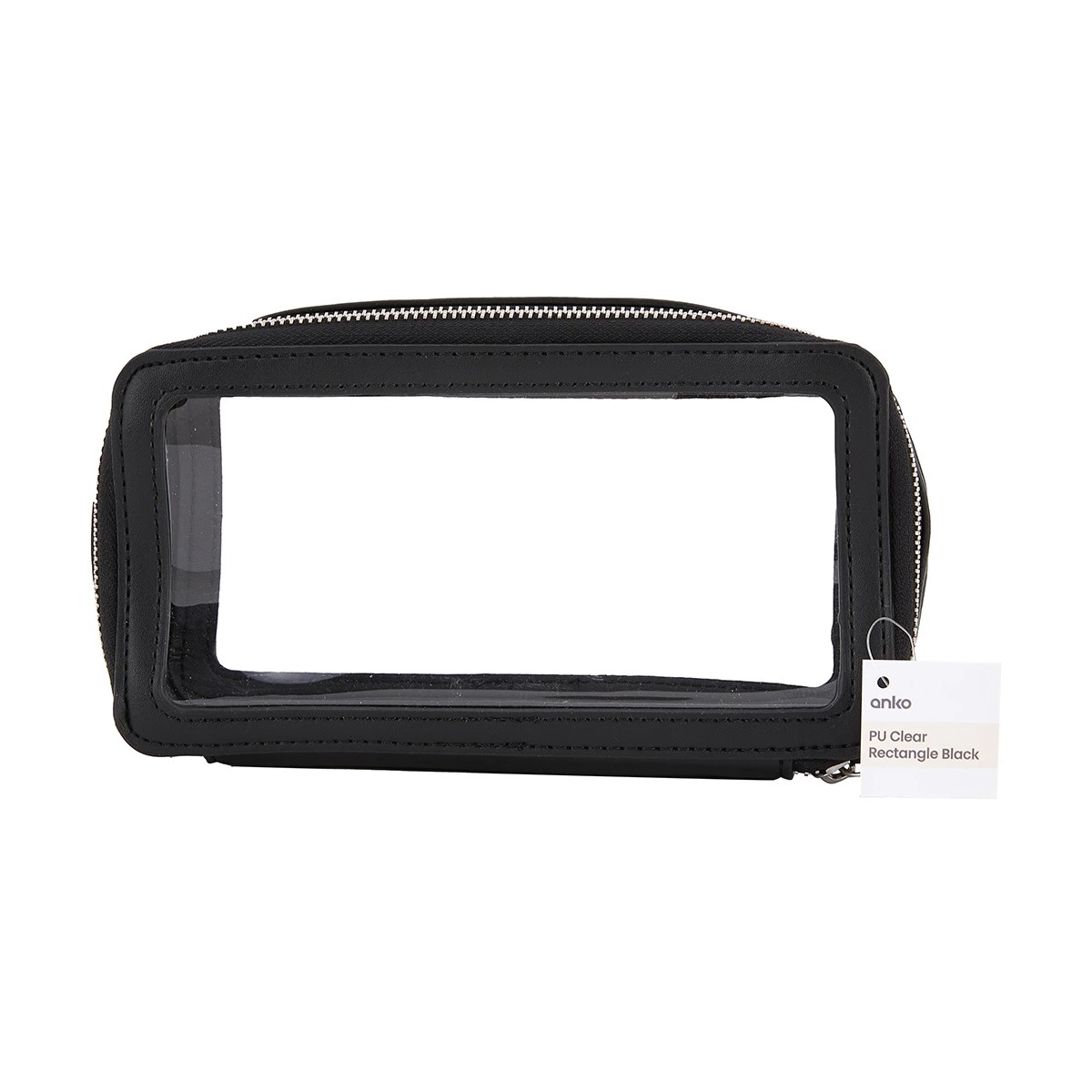 7 Polyurethane Clear Rectangle Bag - Black, 7 of 7