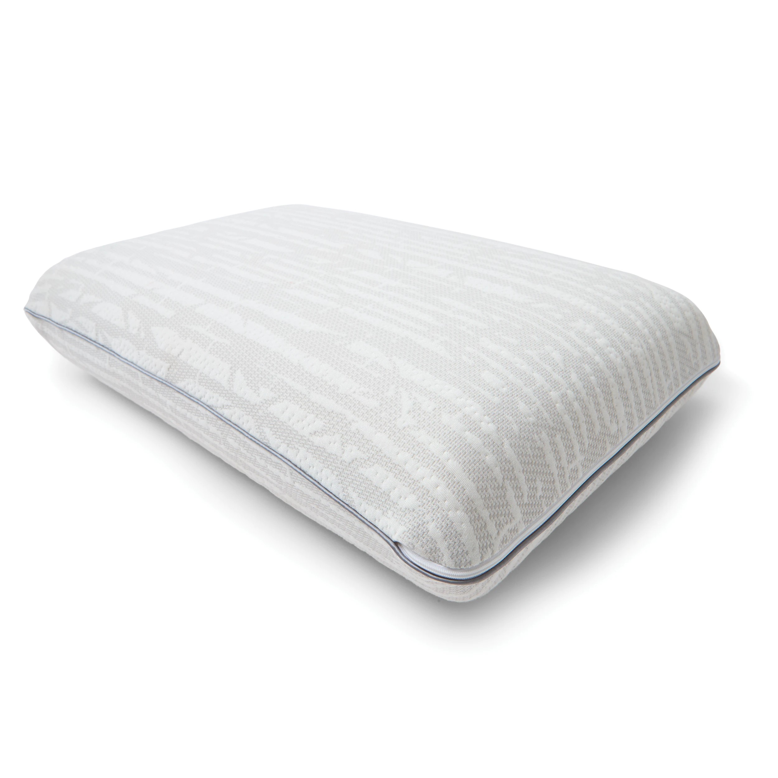 2 Adjustable Memory Foam Pillow - Medium Profile, White, 2 of 7