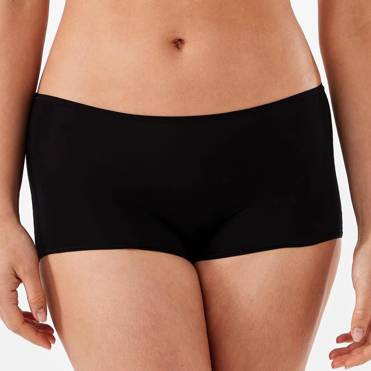 3 3 Pack Super Soft Boyleg Briefs Black, 3 of 9