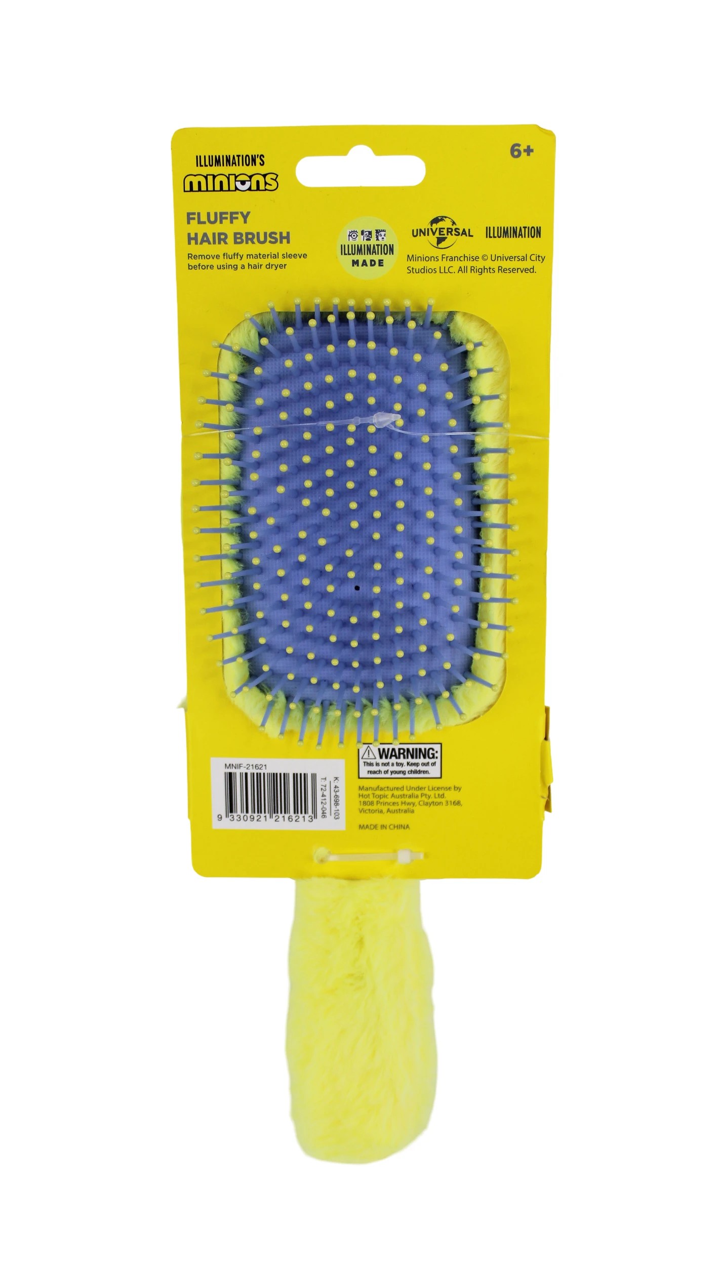 4 Illumination's Minion Fluffy Hair Brush, 4 of 4