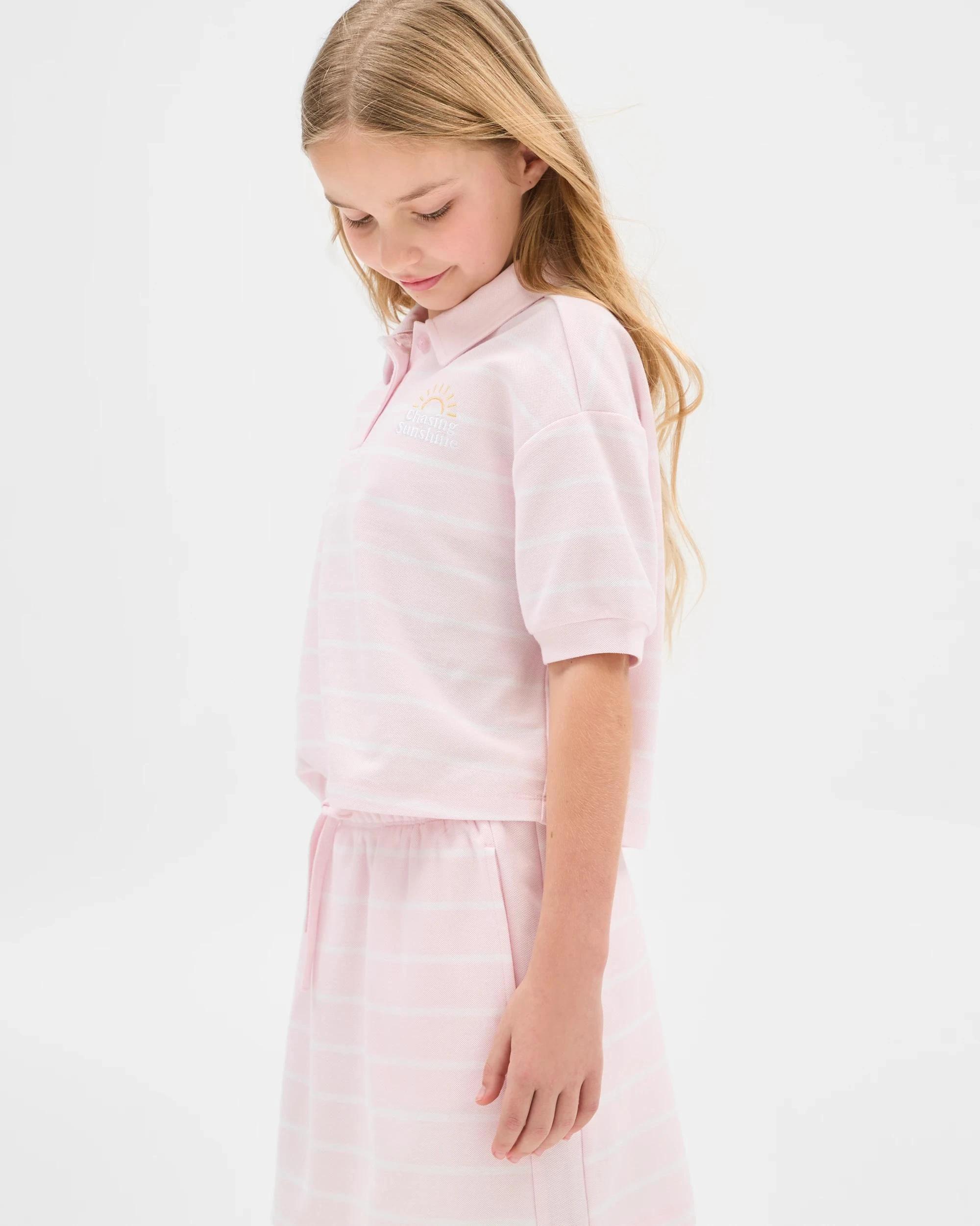 3 Target Australian Cotton Blend Polo Top CRADLE PINK, 3 of 7