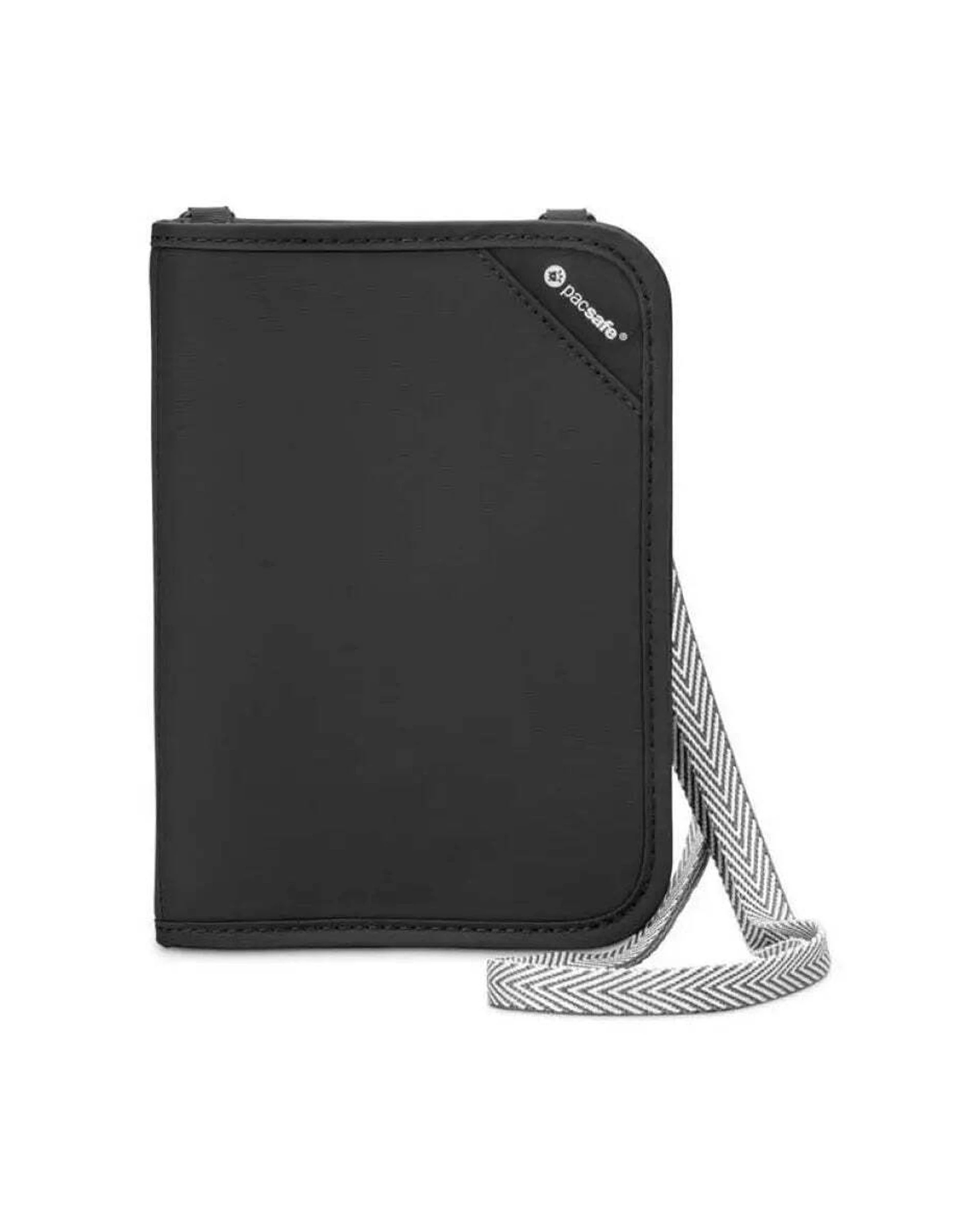 1 Pacsafe RFIDsafe V150 Anti-Theft RFID Blocking Compact Organiser Travel Accessory - Black, 1 of 1