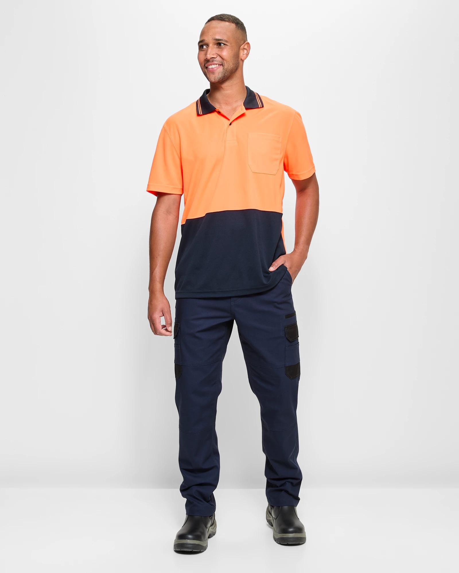 2 Australian Cotton Performance Cargo Pants - Graphite NAVY BLUE, 2 of 5