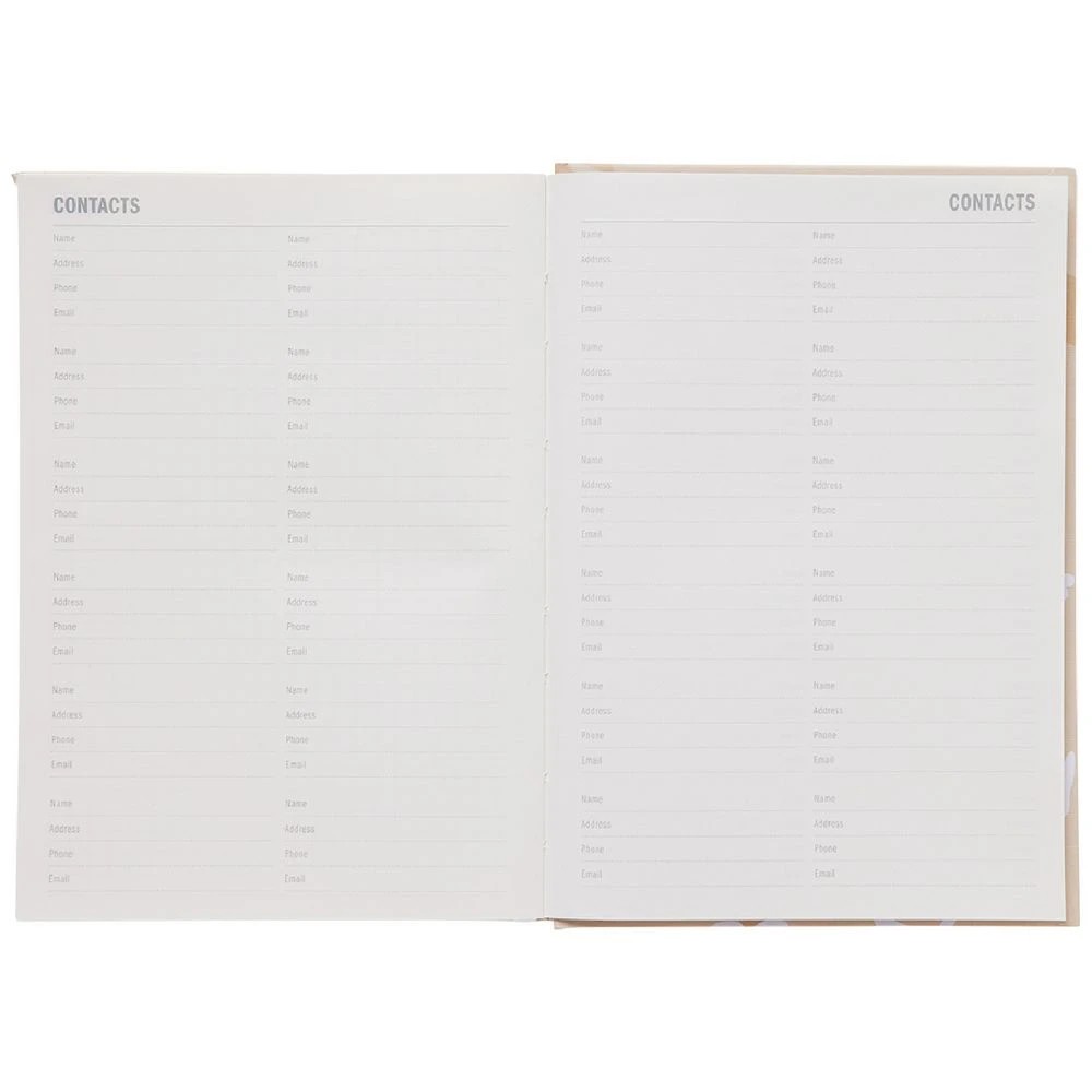 6 Otto A5 Day to Page Undated Diary Floral Abstract, 6 of 6