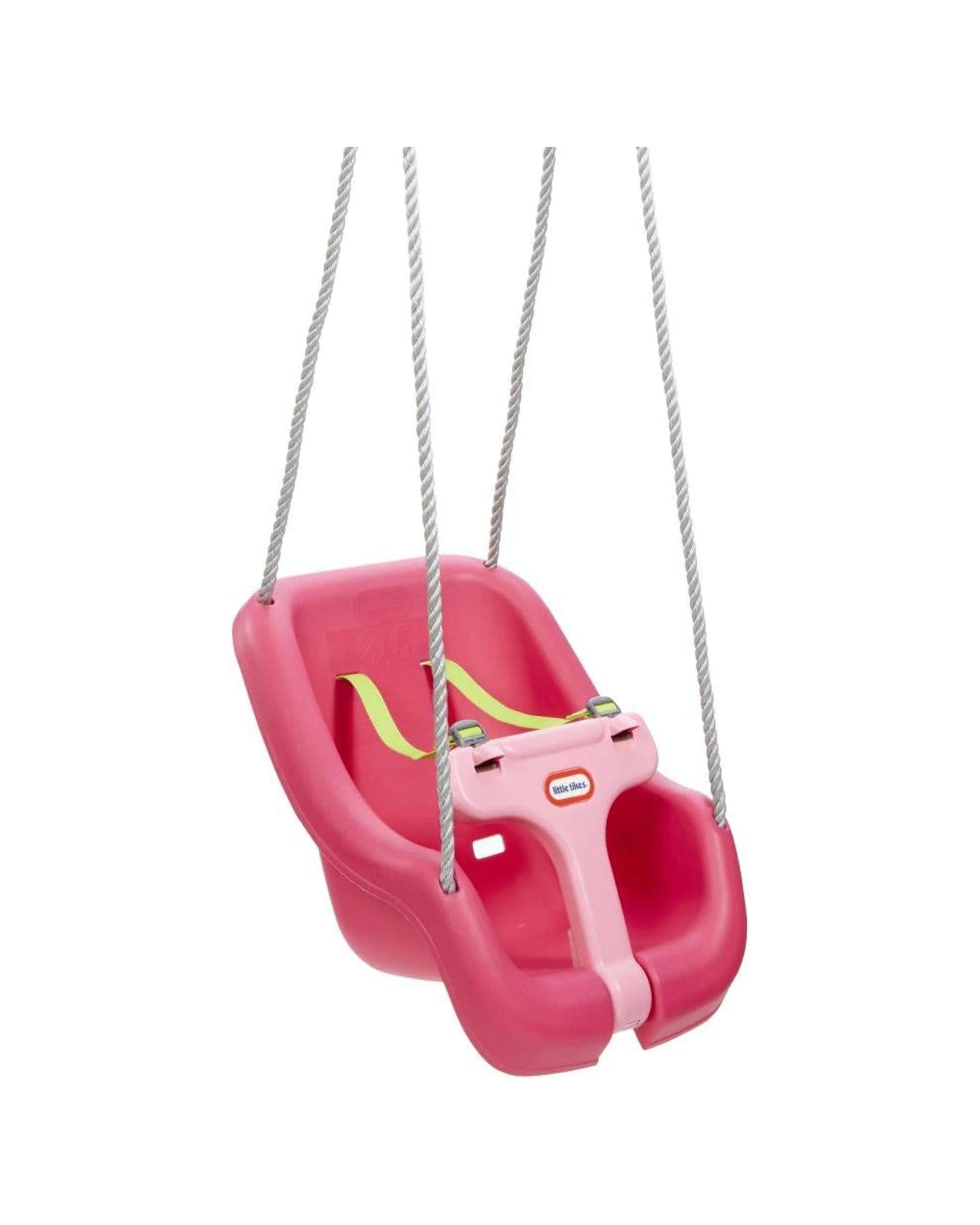 2 Little Tikes 2-in-1 Snug N Secure 43cm Outdoor Baby Swing 9-48m Magenta - Pink, 2 of 4