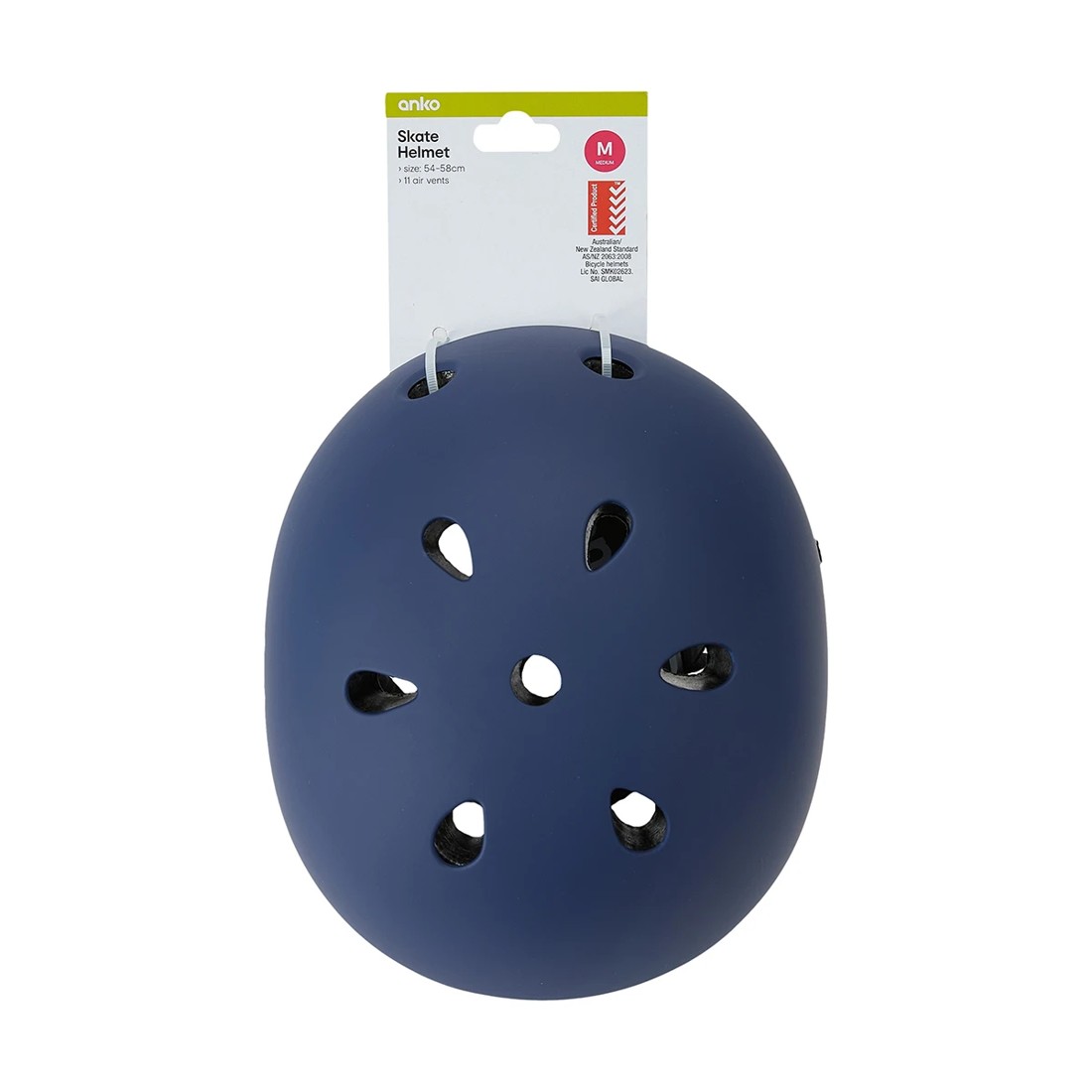 8 Skate Helmet - Medium, Navy, 8 of 8