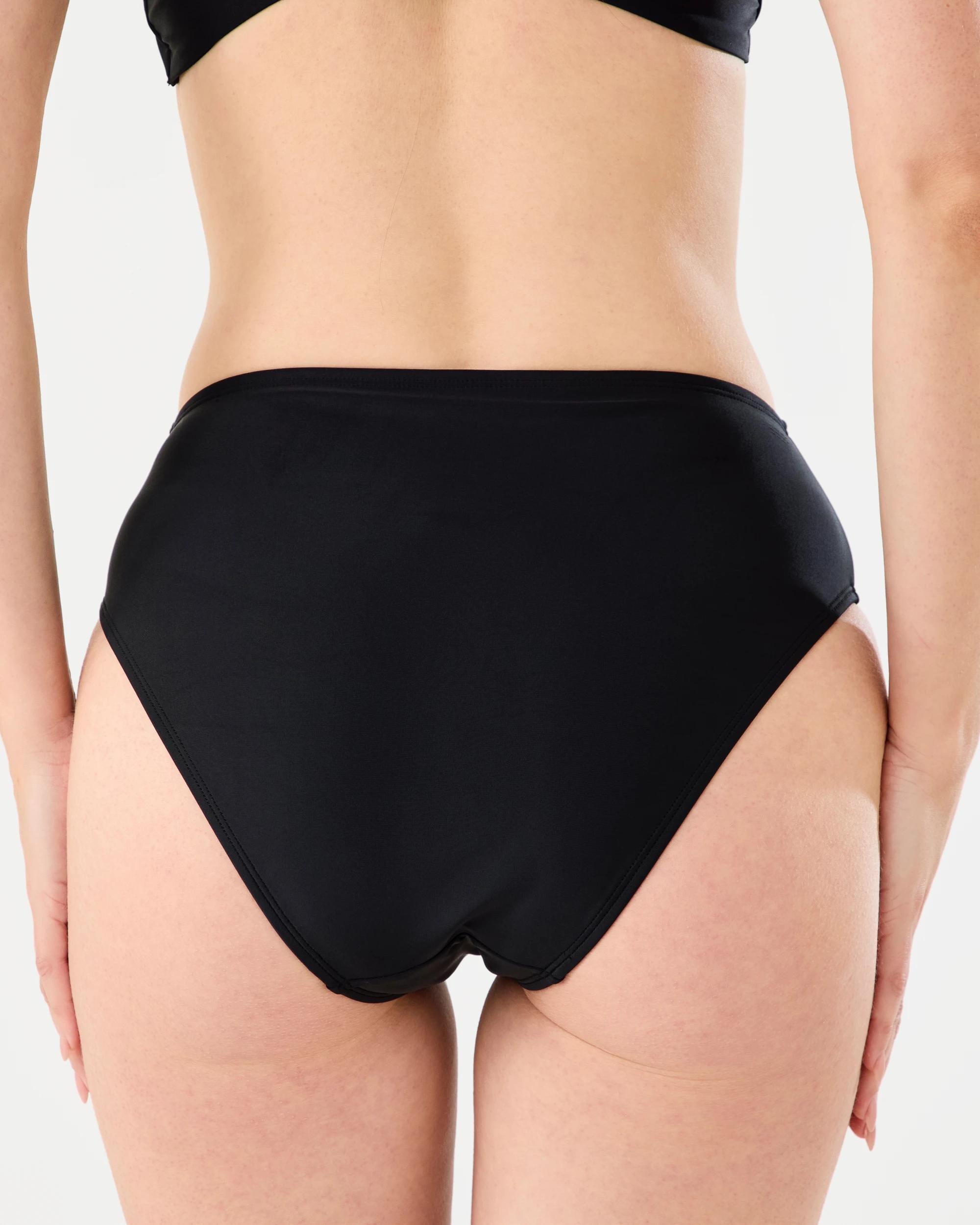 3 High Waist Bikini Briefs Black, 3 of 5