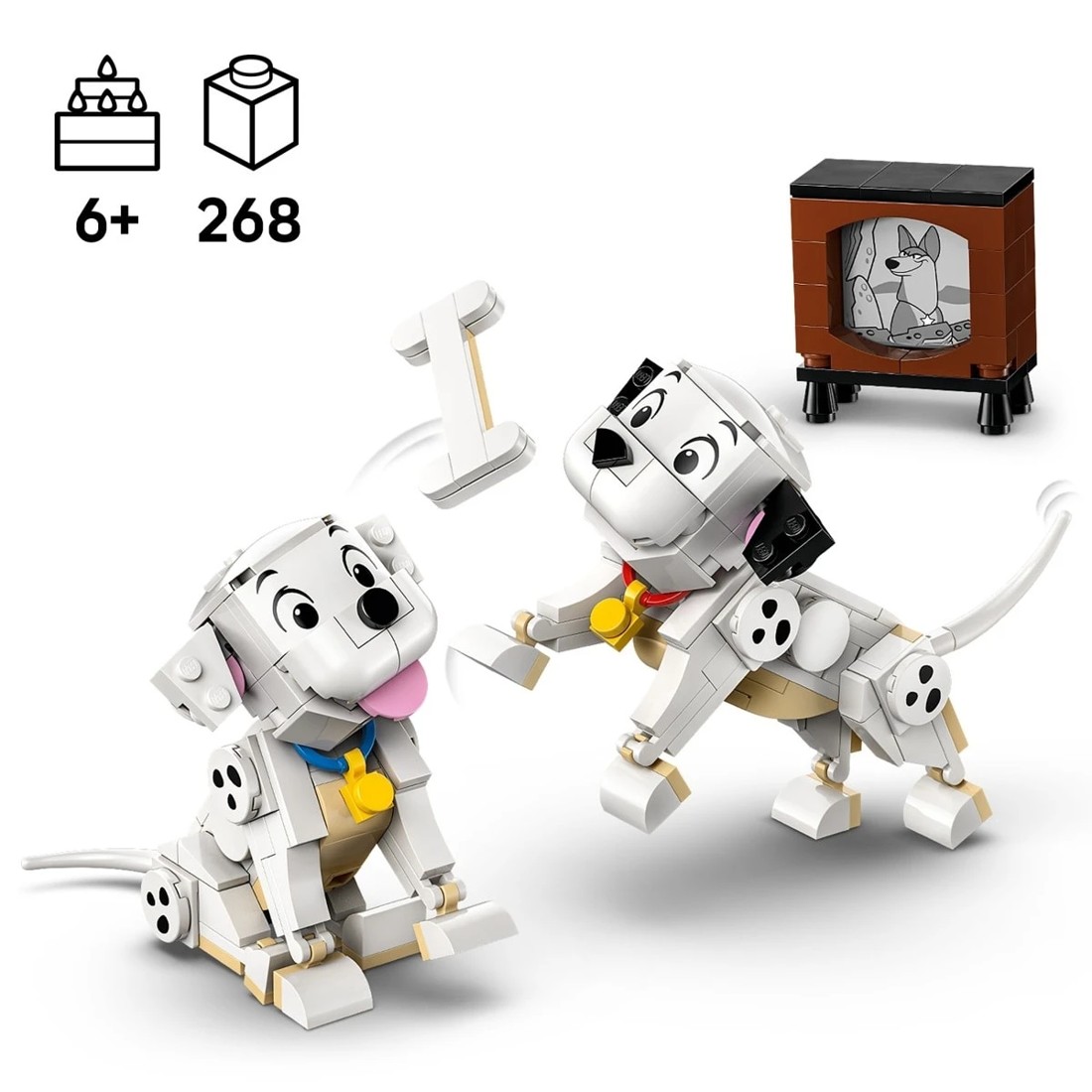 9 LEGO Disney Lucky & Penny 101 Dalmatians Puppies 43271, 9 of 10