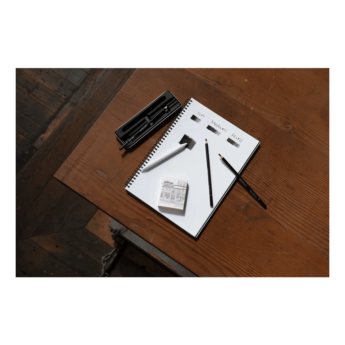 3 Kent Essentials Charcoal Sketching Set 4 Piece, 3 of 4