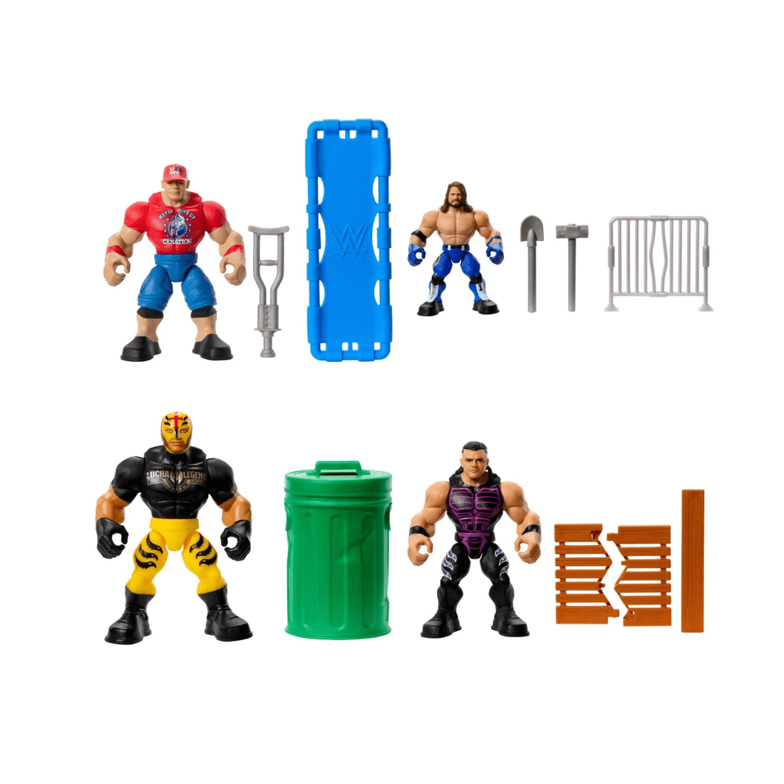 2 WWE Knuckle Crunchers Action Figures & Accessories – Assorted* - Multi, 2 of 6
