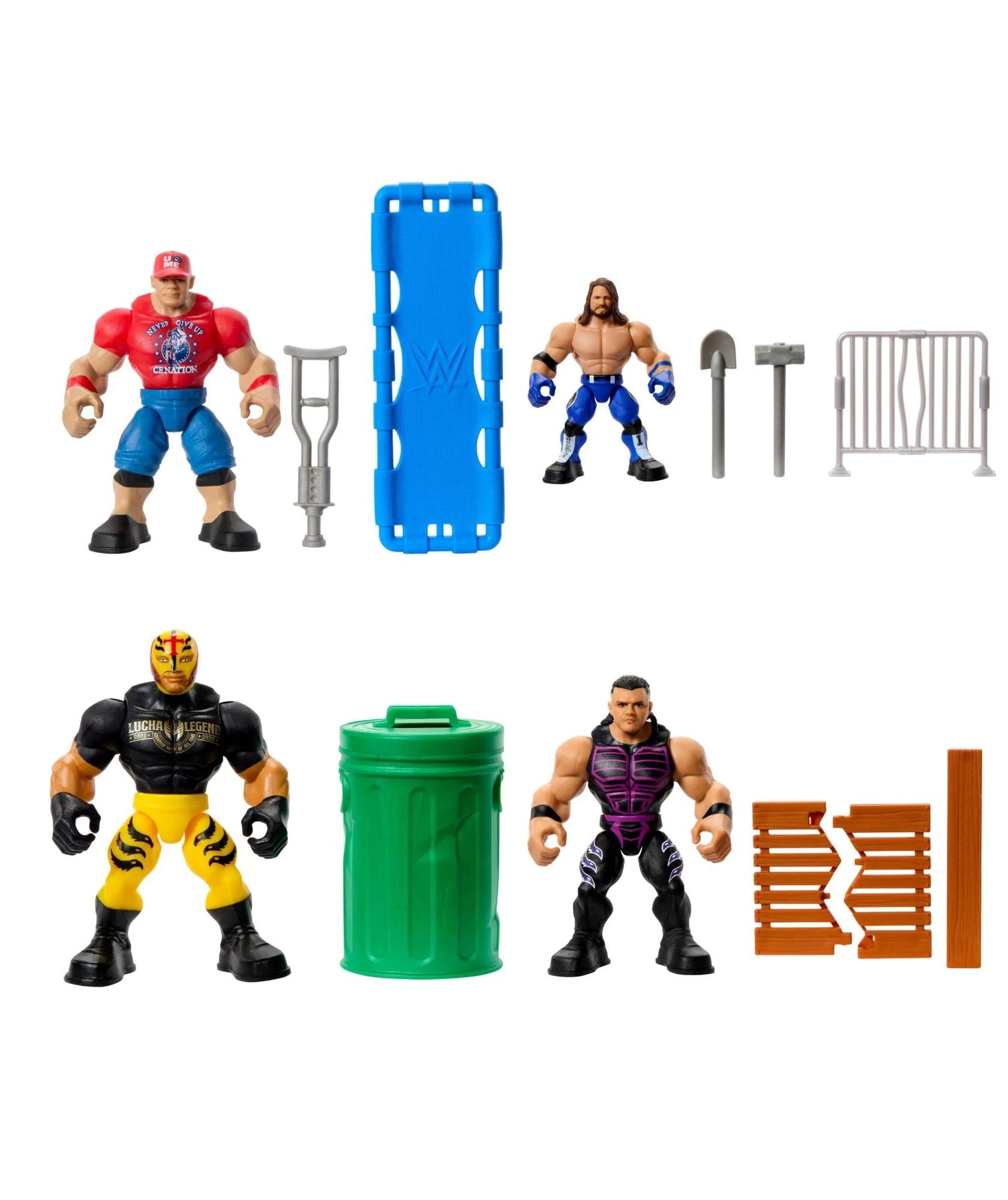 2 WWE Knuckle Crunchers Action Figures & Accessories – Assorted* - Multi, 2 of 6