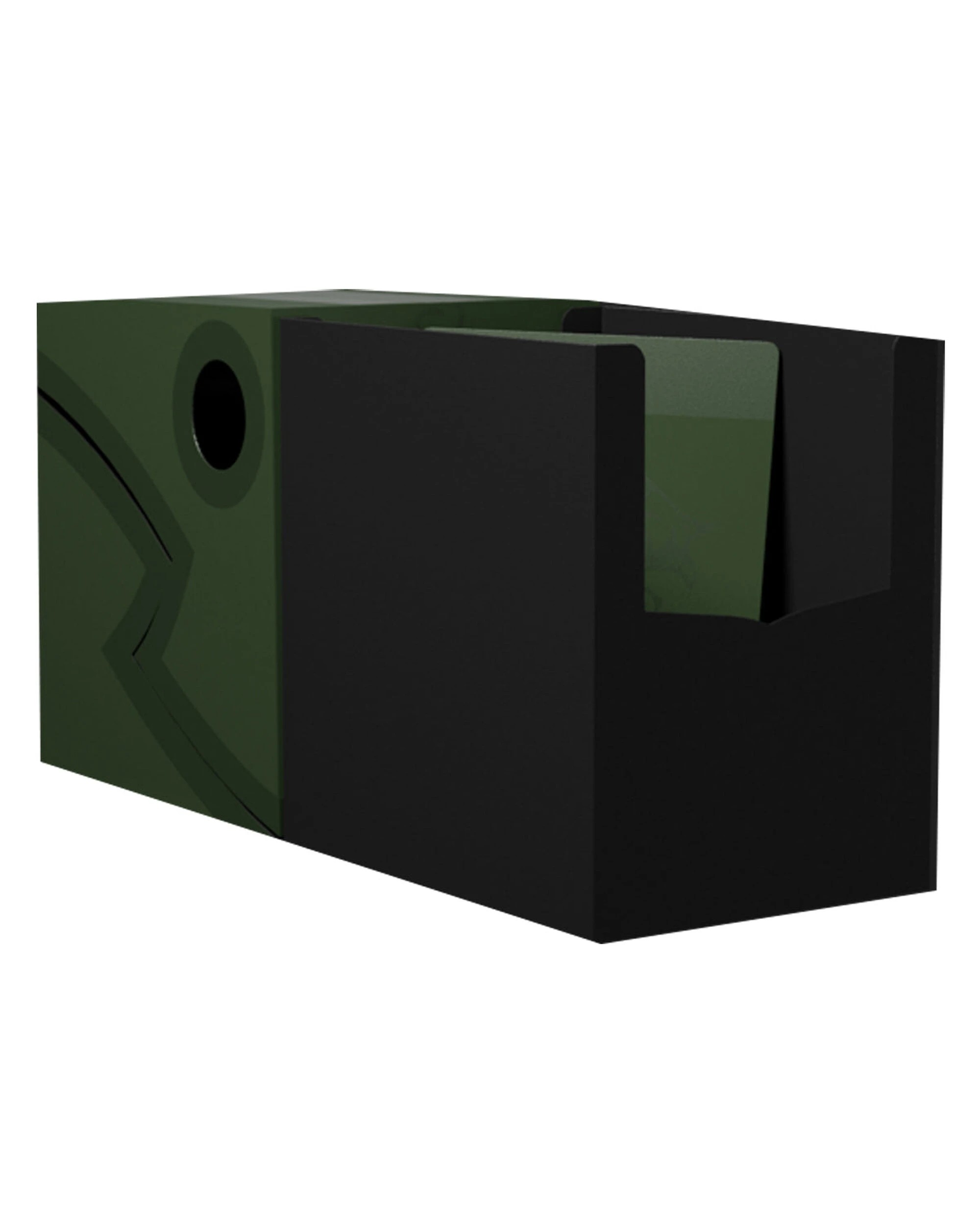 3 Arcane Tinmen Dragon Shield Revised Double Shell Forest Greenblack Deck Box, 3 of 5