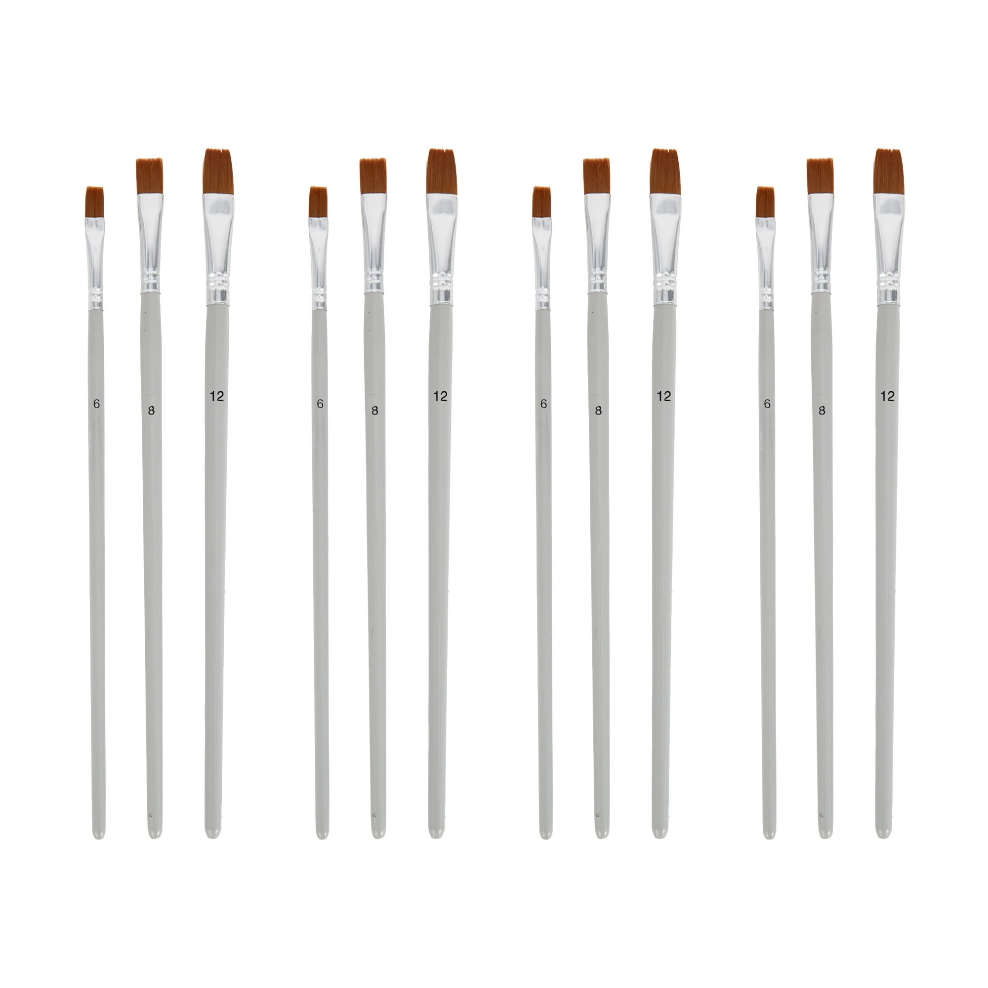 2 12 Piece Brush Set - Flat, 2 of 3