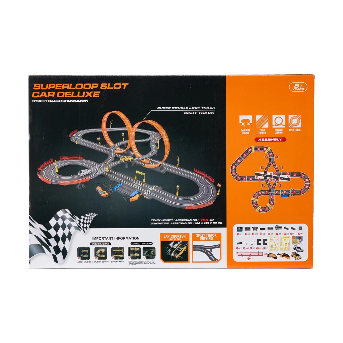 10 Super Loop Slot Car Deluxe Set, 10 of 10