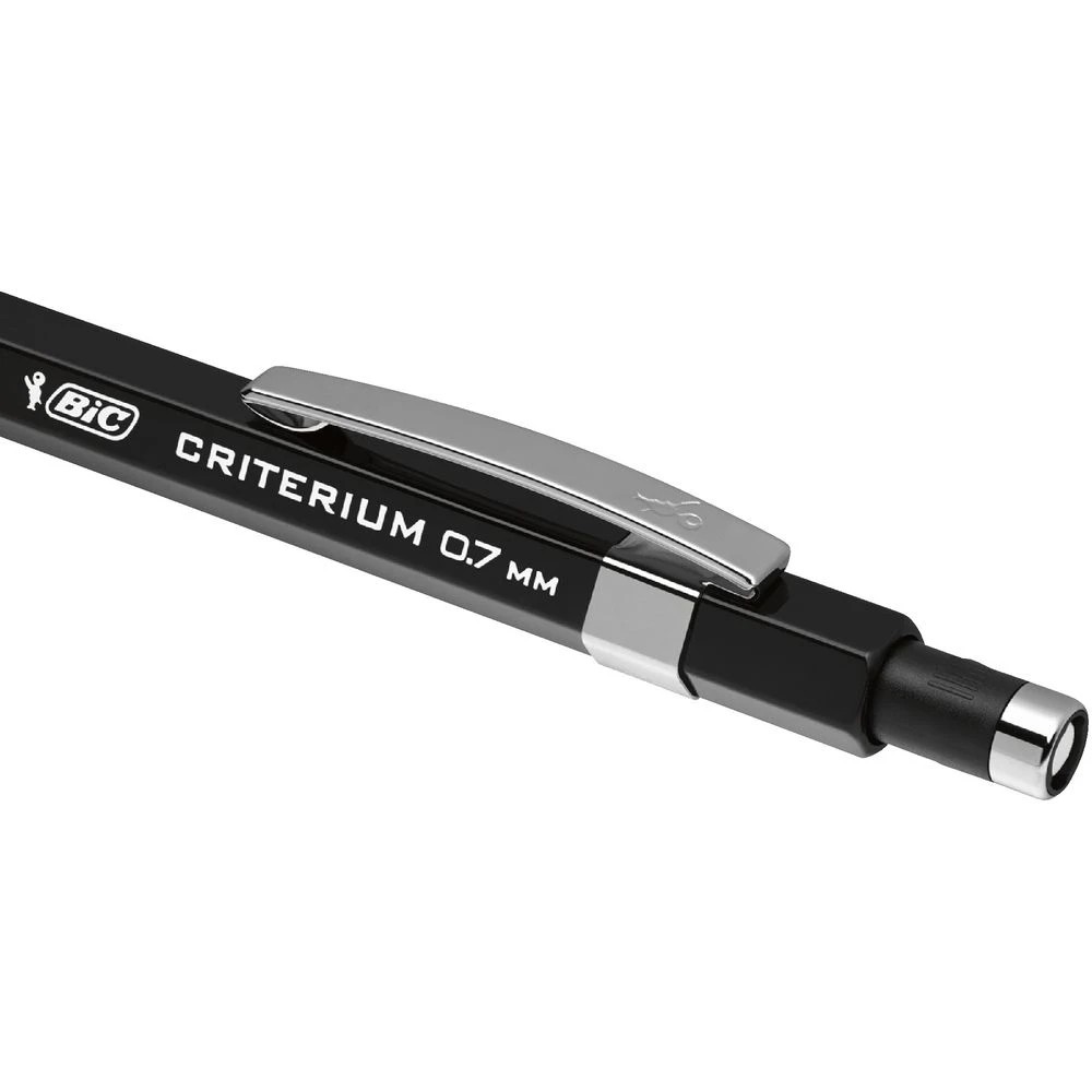 4 BIC Criterium Mechanical Pencil With 0.7mm Leads Black, 4 of 5