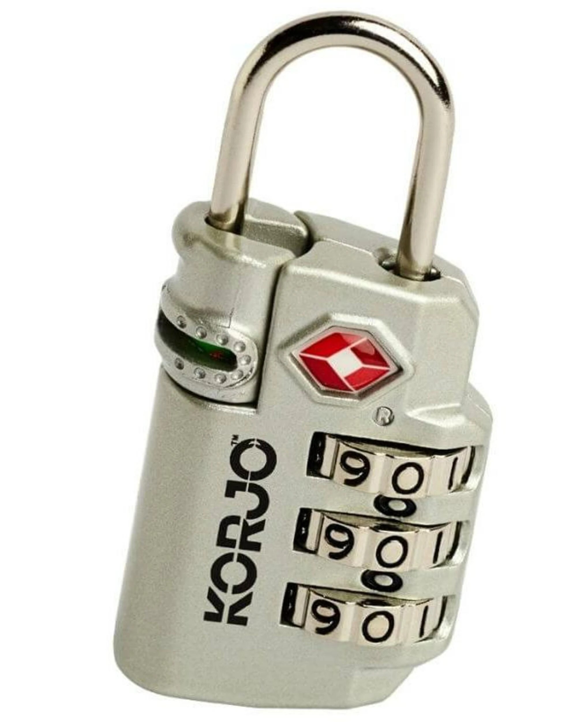 4 Korjo TSA Combination Lock with Indicator - Assorted, 4 of 4
