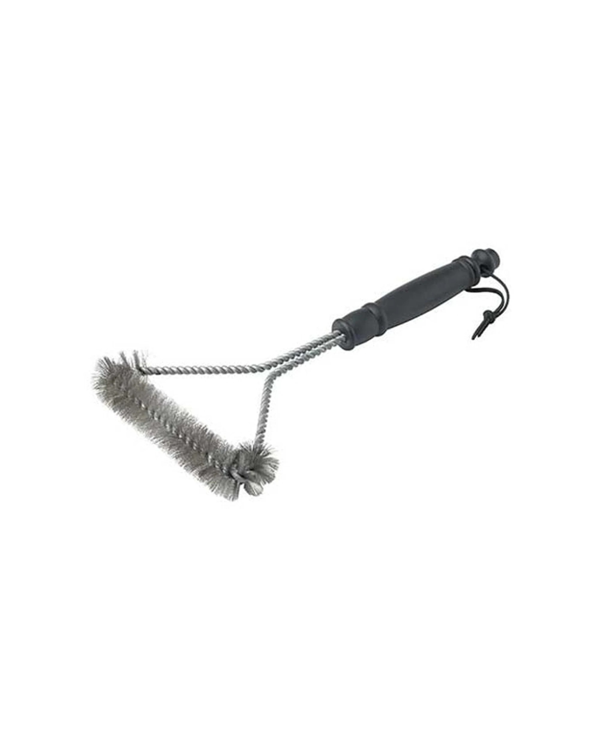 1 Gasmate Deluxe Triangle Grill Cleaning Brush Stainless Steel Bristles - Black, 1 of 1