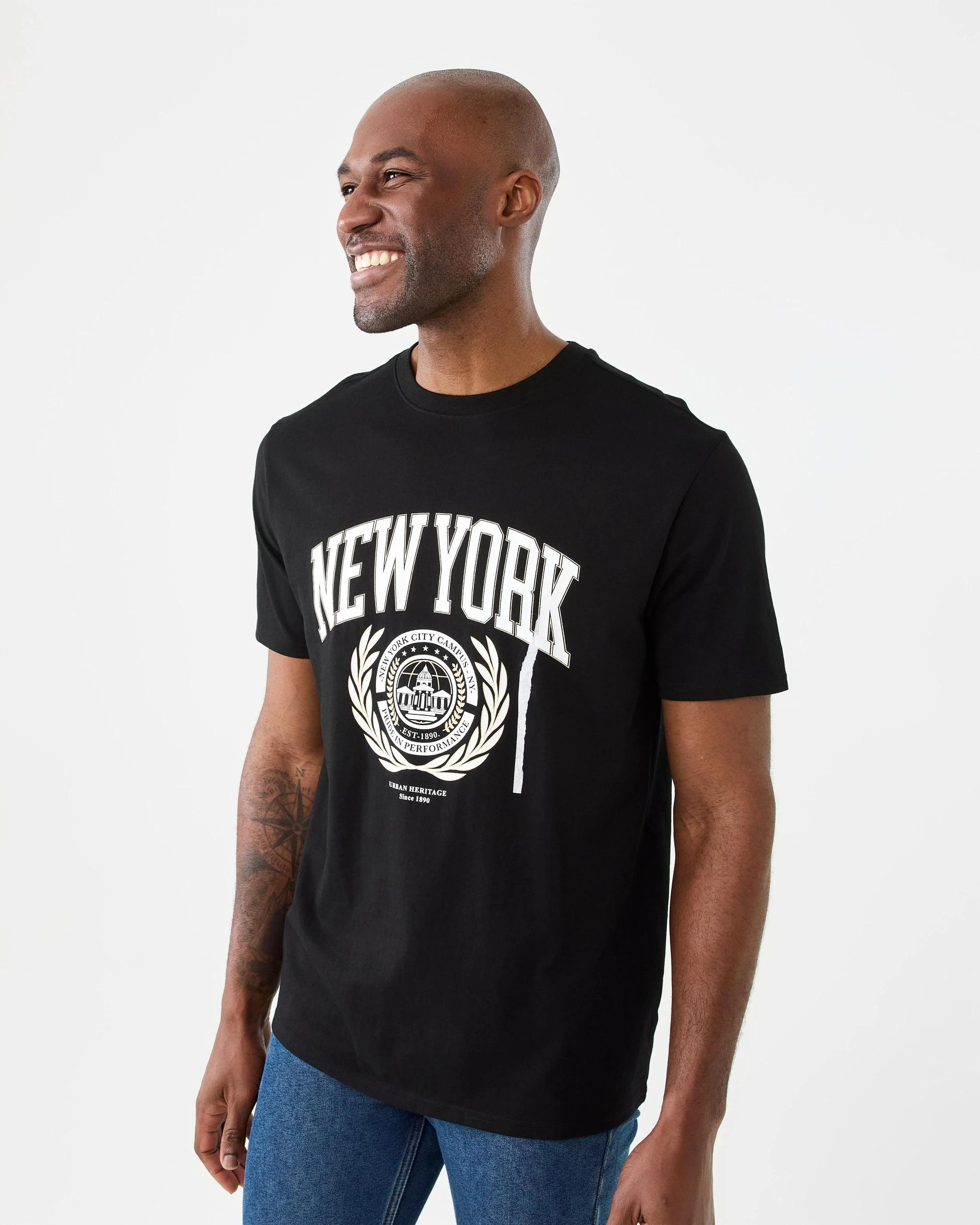 2 Print T-shirt Blk Ny, 2 of 6