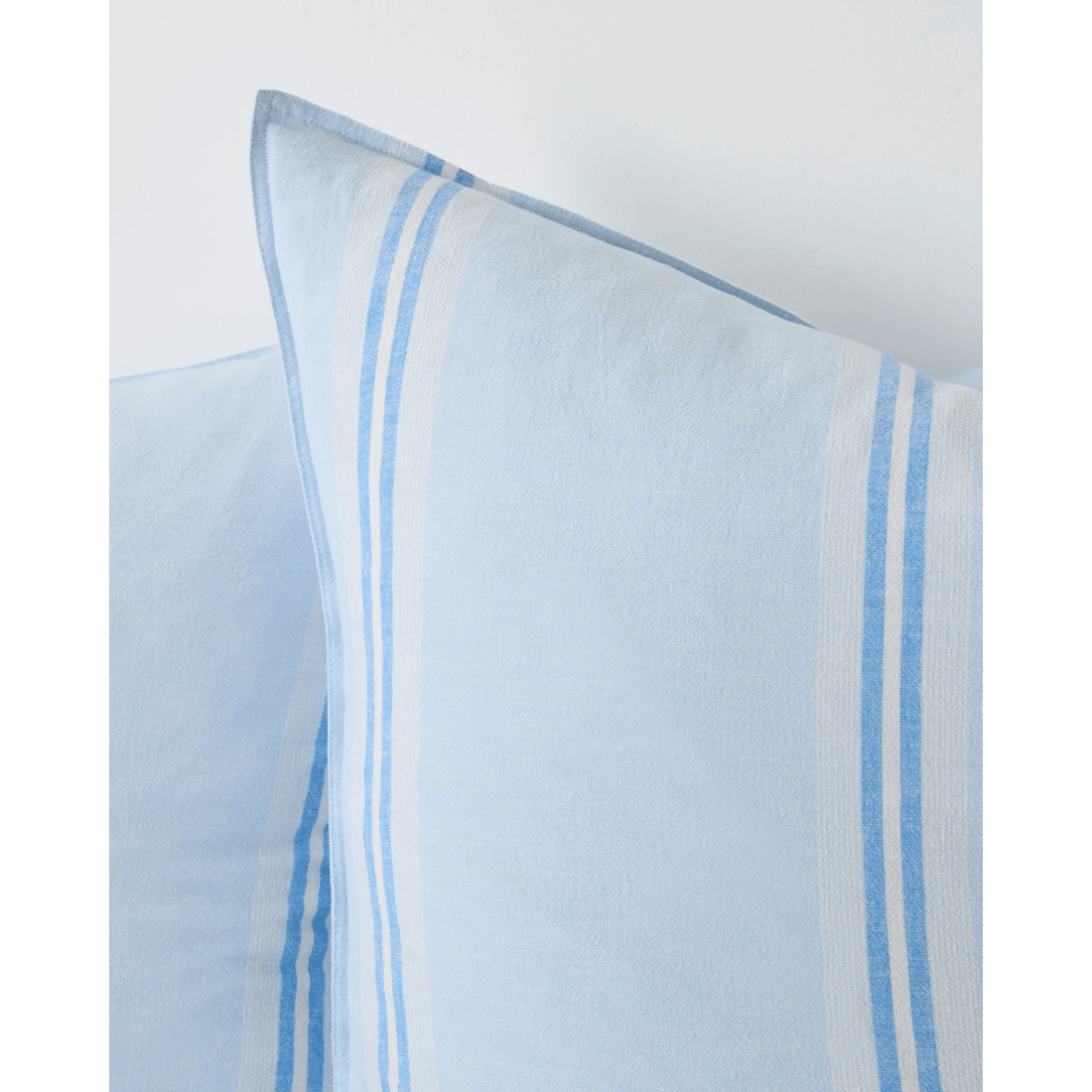 2 Target Rowie Stripe Linen/cotton European Pillowcase
 - Queen Bed
 - Blue, 2 of 2