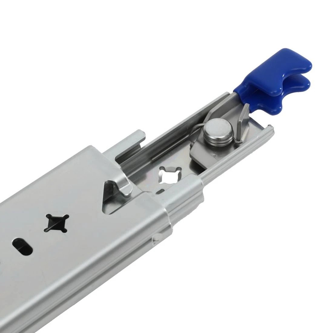 3 Giantz 2x Drawer Slides Heavy Duty Full Extension Locking 750-1500mm Length - Silver, 3 of 8