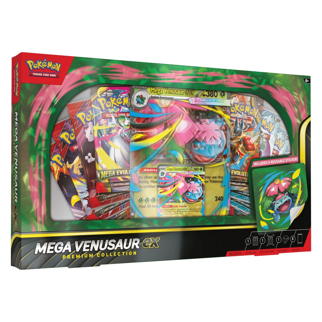 1 Pokemon Trading Card Game: Mega Venusaur Ex Premium Collection, 1 of 6
