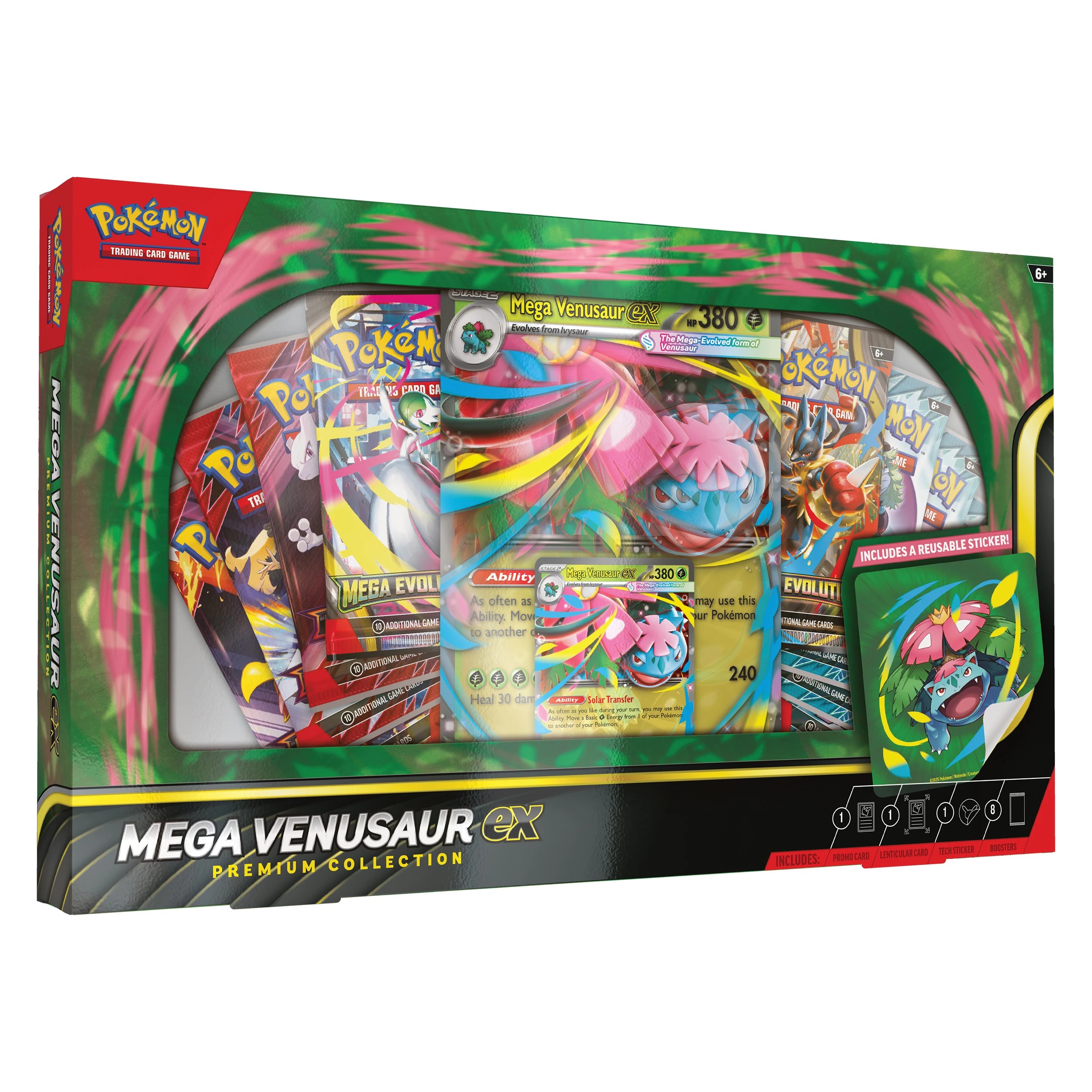 1 Pokemon Trading Card Game: Mega Venusaur Ex Premium Collection, 1 of 6