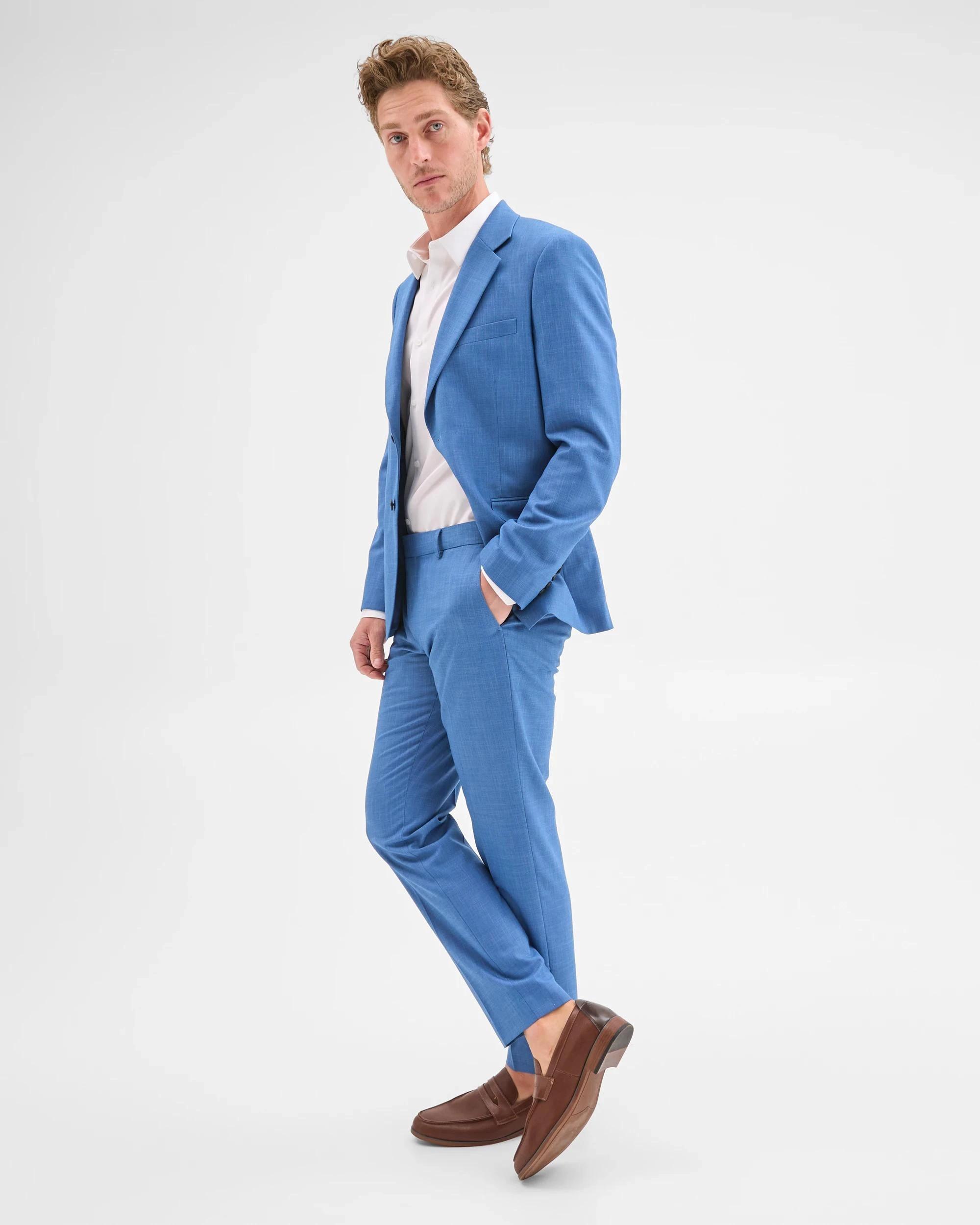 4 Tailored Fit Suit Jacket - Preview BLUE, 4 of 8