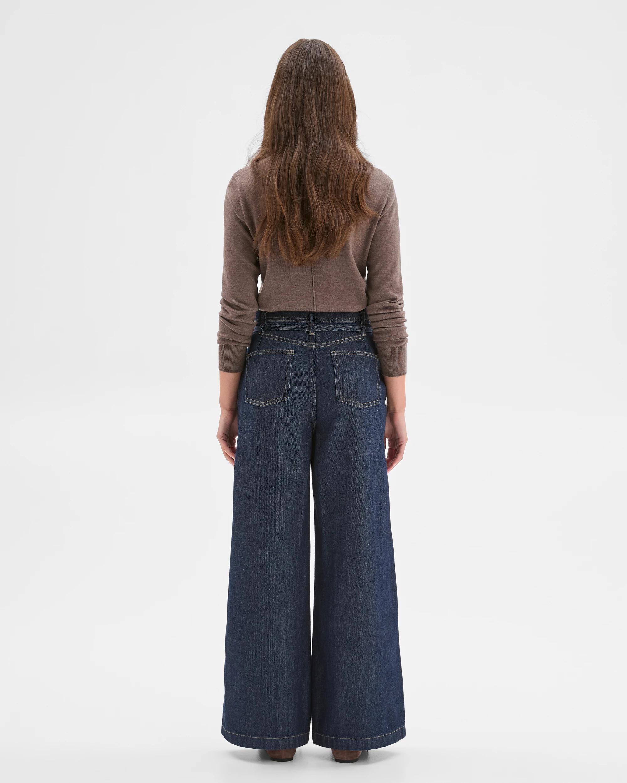 7 Target Petites Petites Belted Slouch Denim Jeans RINSE SHEEN, 7 of 7