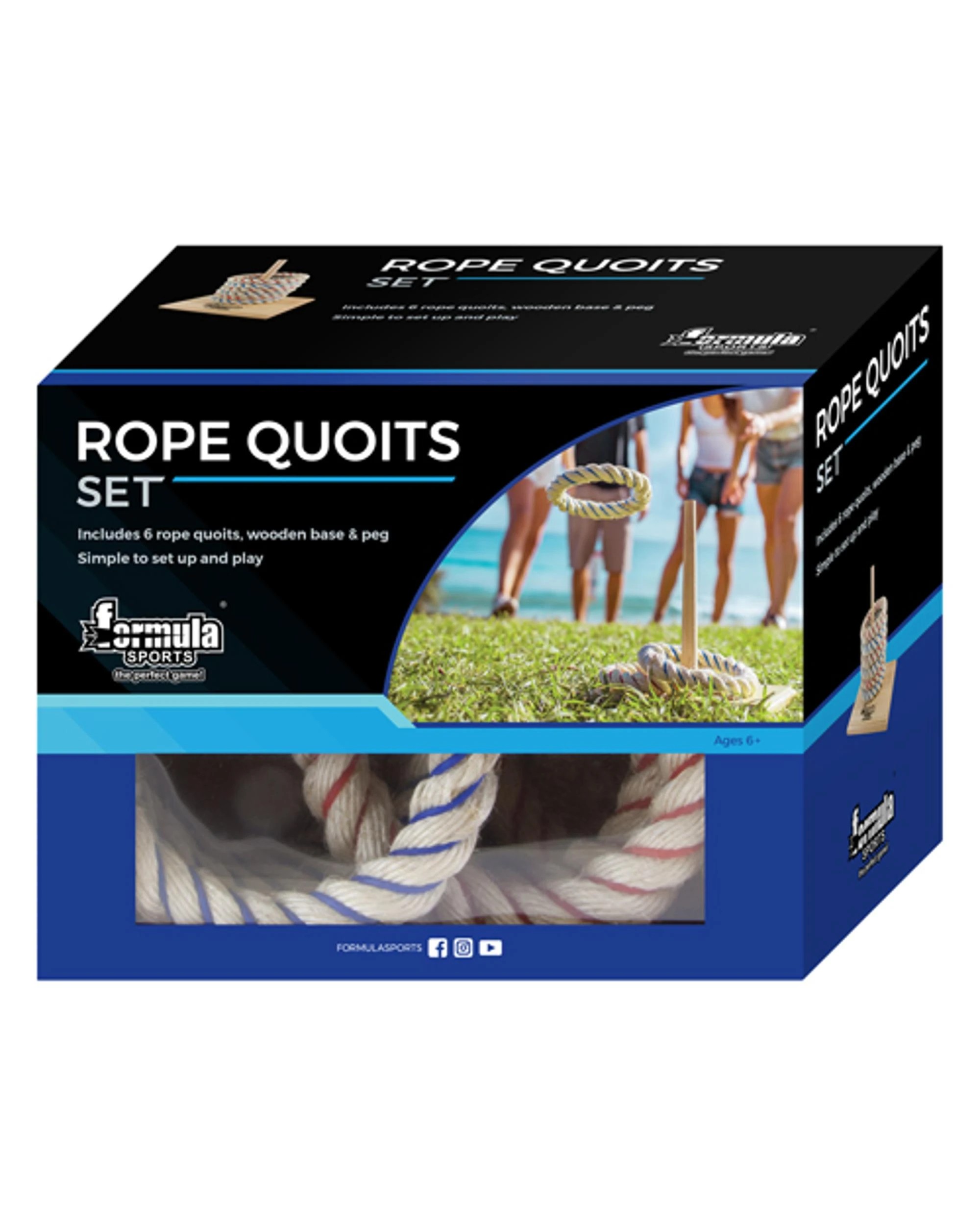 1 Formula Sports Rope Quoits Set, 1 of 2