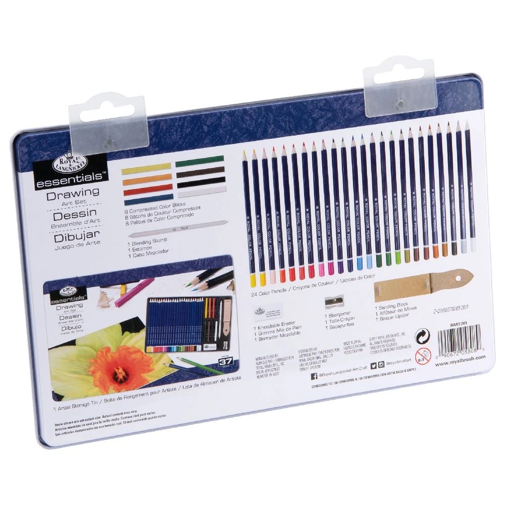 2 Royal & Langnickel Colour Pencil Drawing Set 36 Piece, 2 of 6