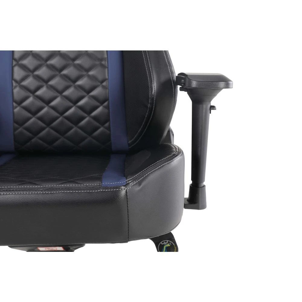 9 Typhoon Prime Gaming Chair Blue Ergonomic Chairs and Desk Chairs, 9 of 10