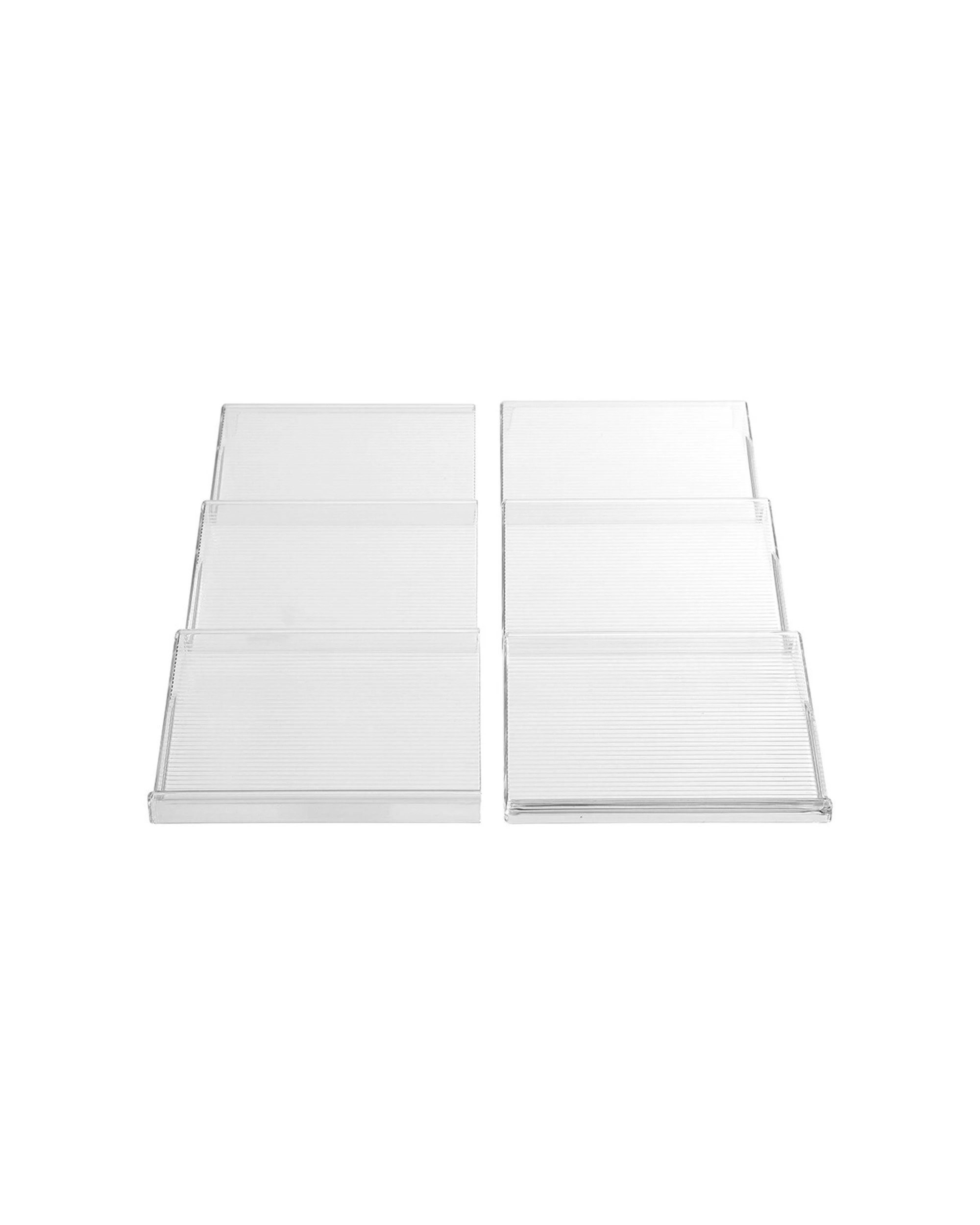5 Boxsweden 2PK Boxsweden Crystal Extendable Drawer Spice Rack Tiered 41.5cm - Clear, 5 of 6