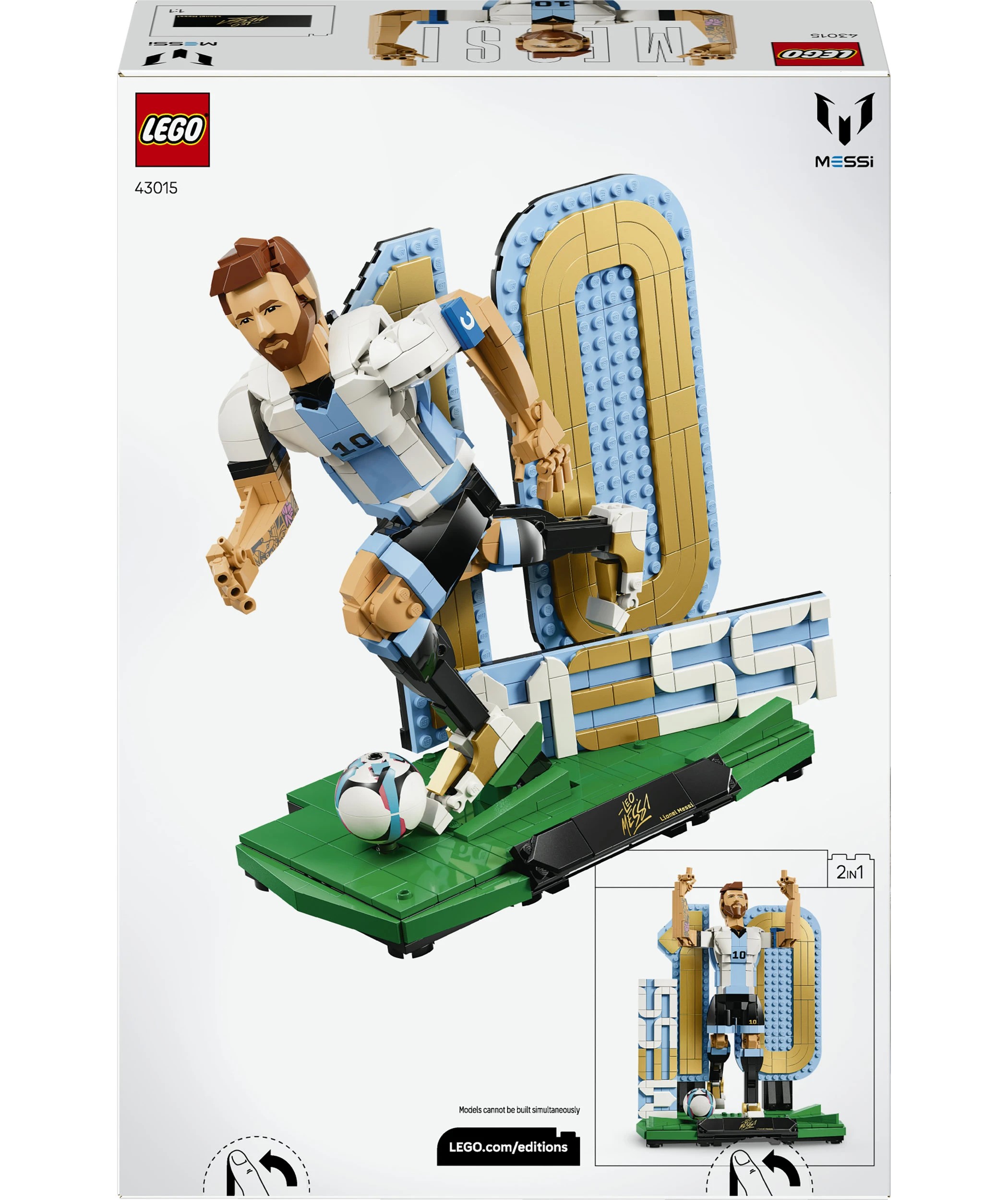 10 LEGO Editions Football Lionel Messi - Football Legend 43015, 10 of 10