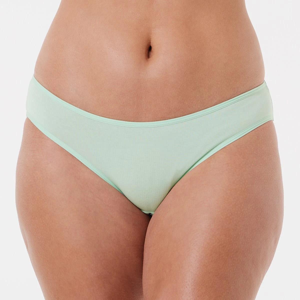 4 5 Pack Cotton Stretch Bikini Briefs Lav Ditsy, 4 of 10