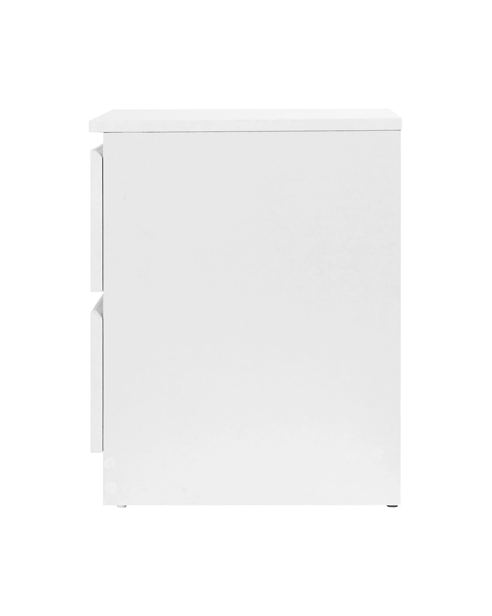 3 Artiss Bedside Table 2 Drawers
 - White, 3 of 3