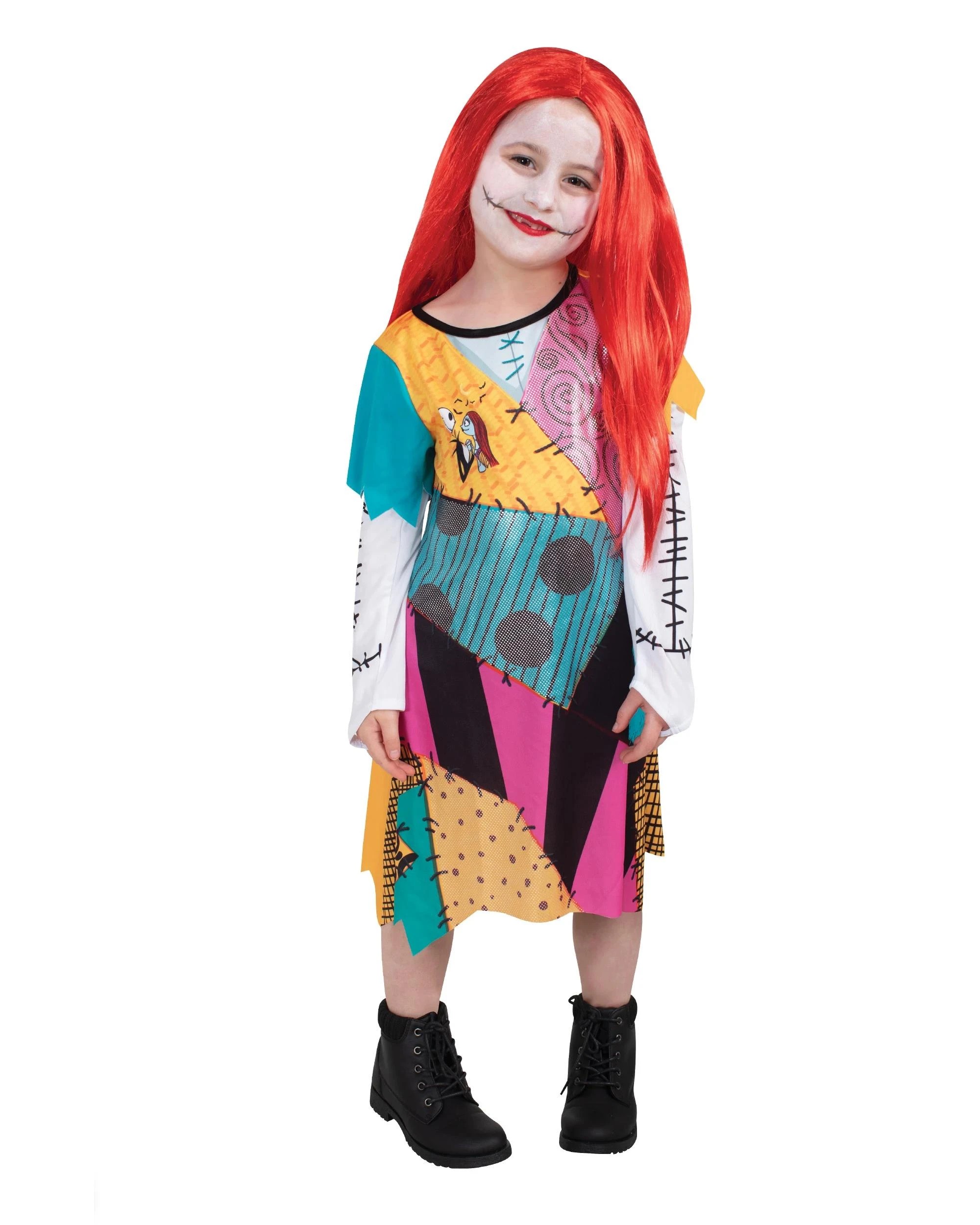 1 The Nightmare Before Christmas - Sally Deluxe Kids Costume Size 6-8yrs - Multi, 1 of 4