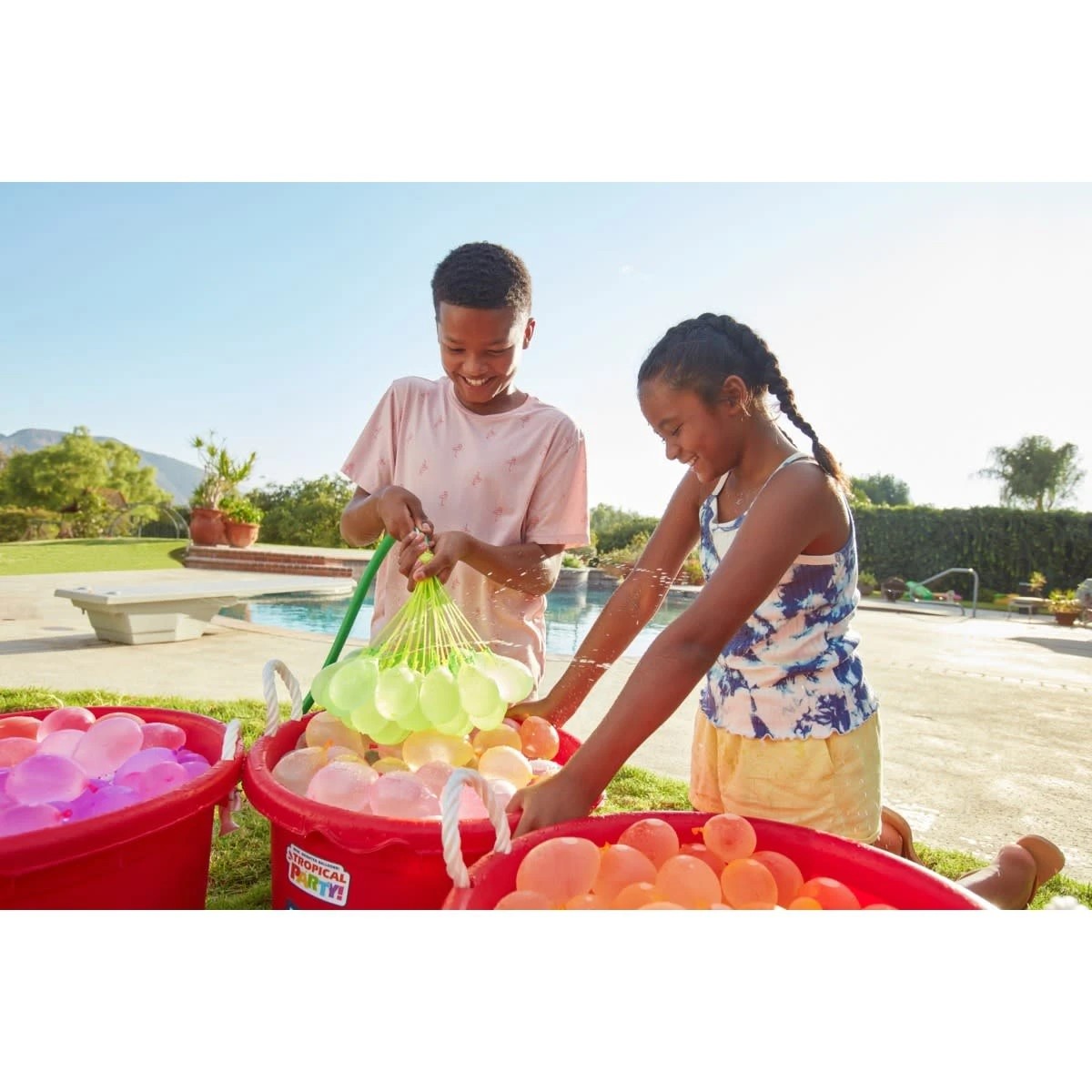 8 Zuru Bunch O Balloons Water Slide Wipeout and Self-Sealing Water Balloons Set, 8 of 10