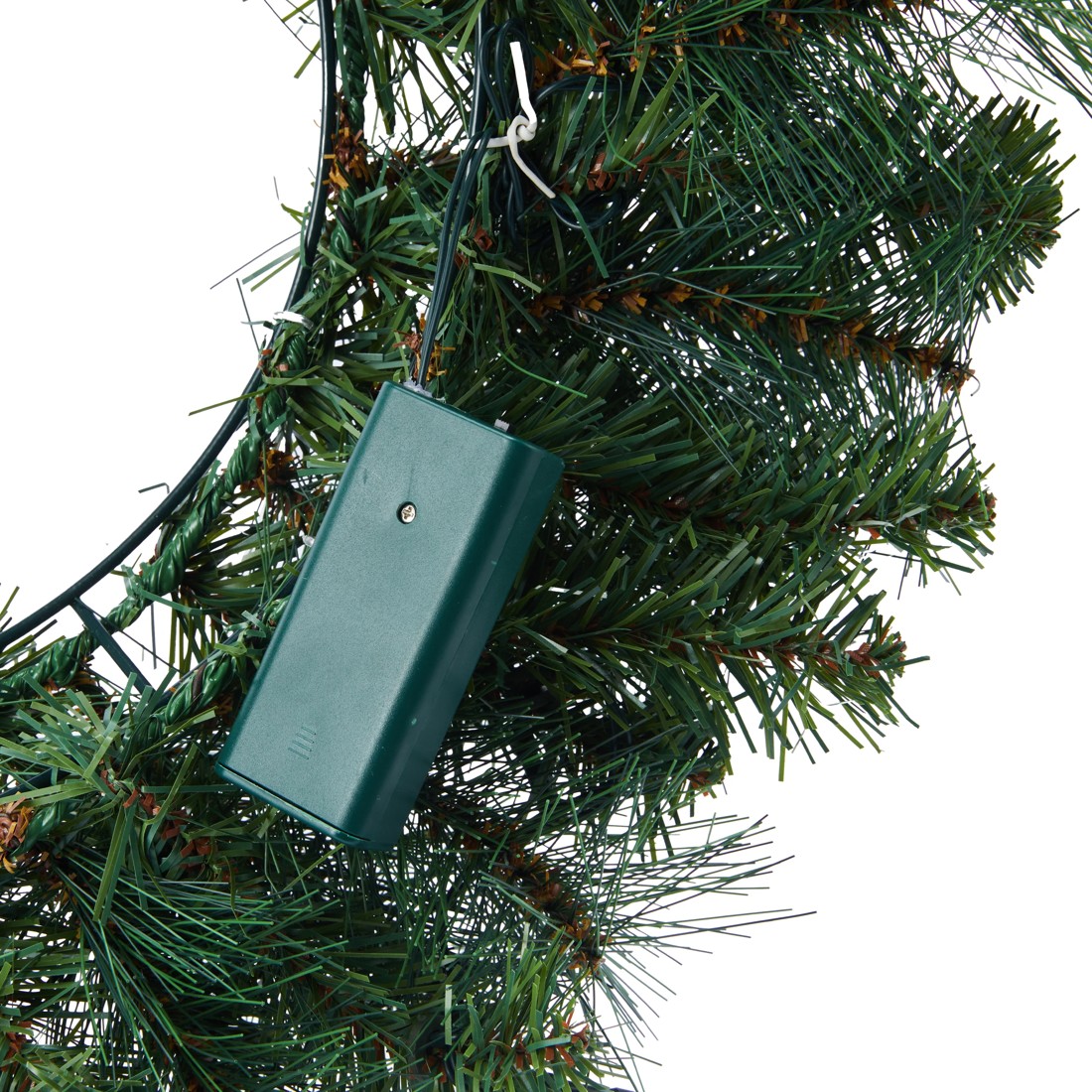 6 Light Up Green Wreath, 6 of 7