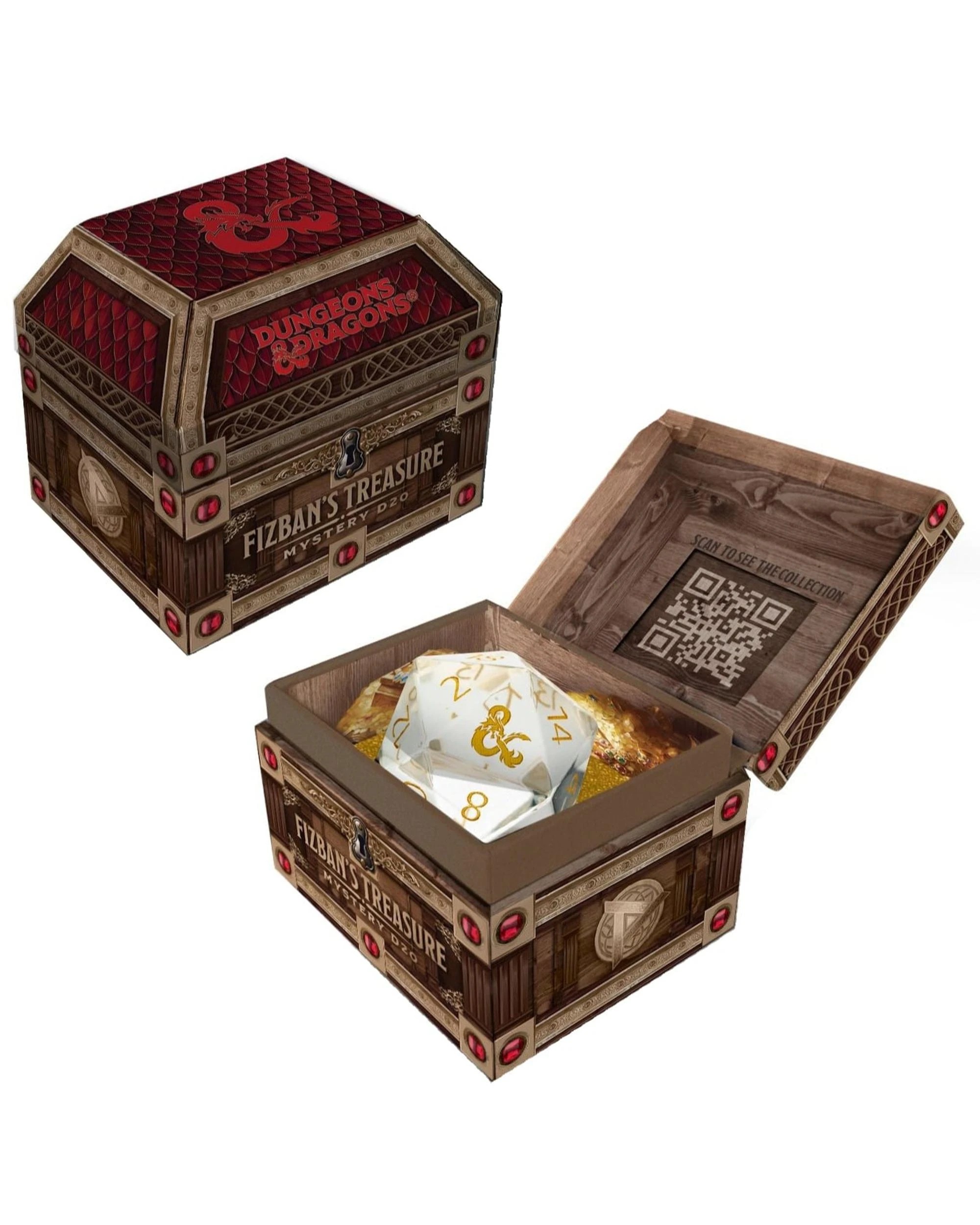 1 Fanroll Dungeons and Dragons Fizban's Treasure Mystery D20 Dice Blind Box, 1 of 4