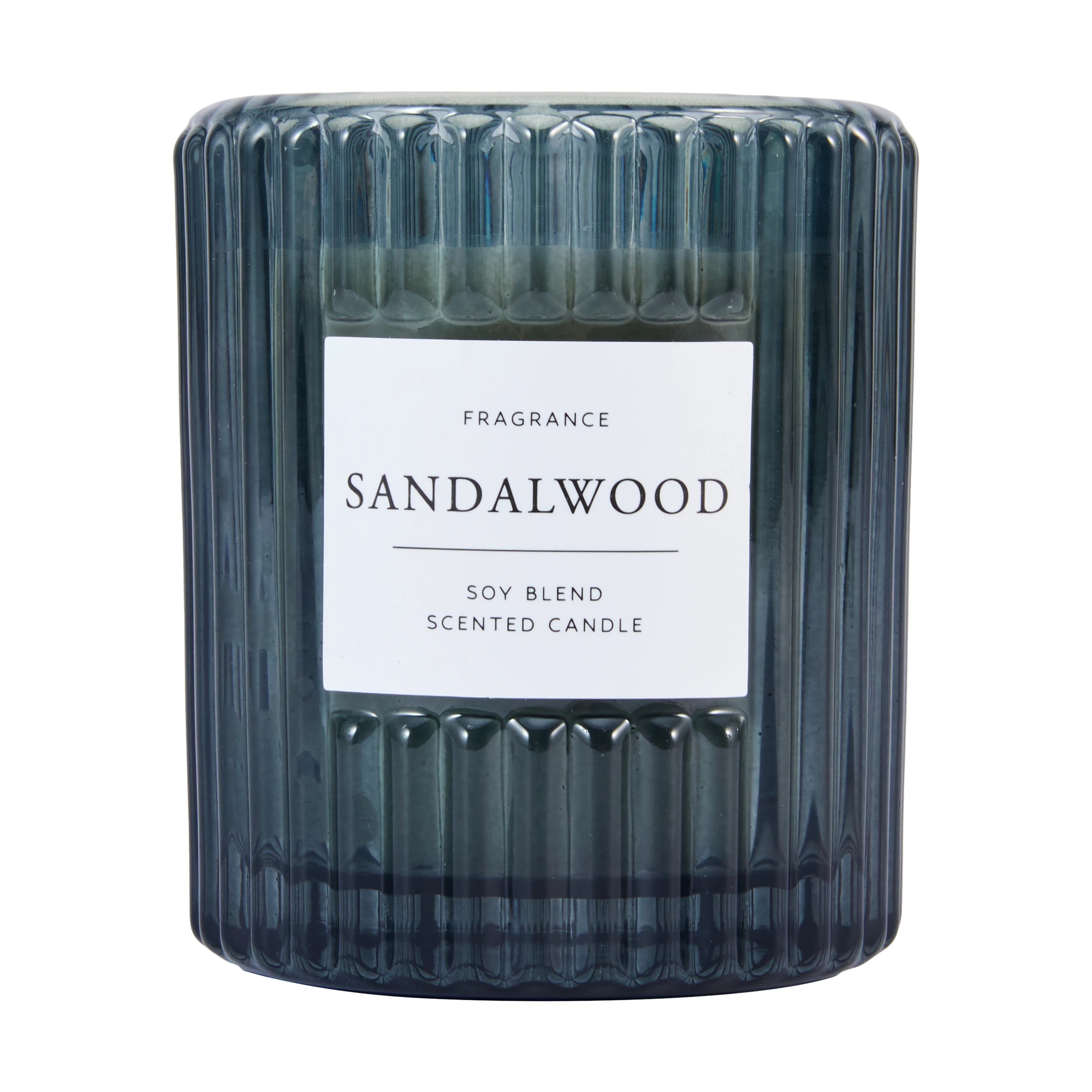 1 Sandalwood Glass Candle, 1 of 4
